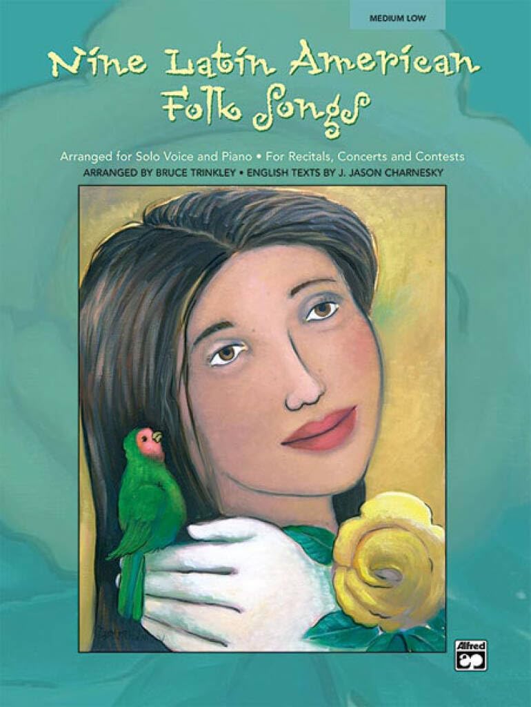 Nine Latin American Folk Songs: Medium Low Voice (Spanish, English Language Edition), Book & CD (Spa