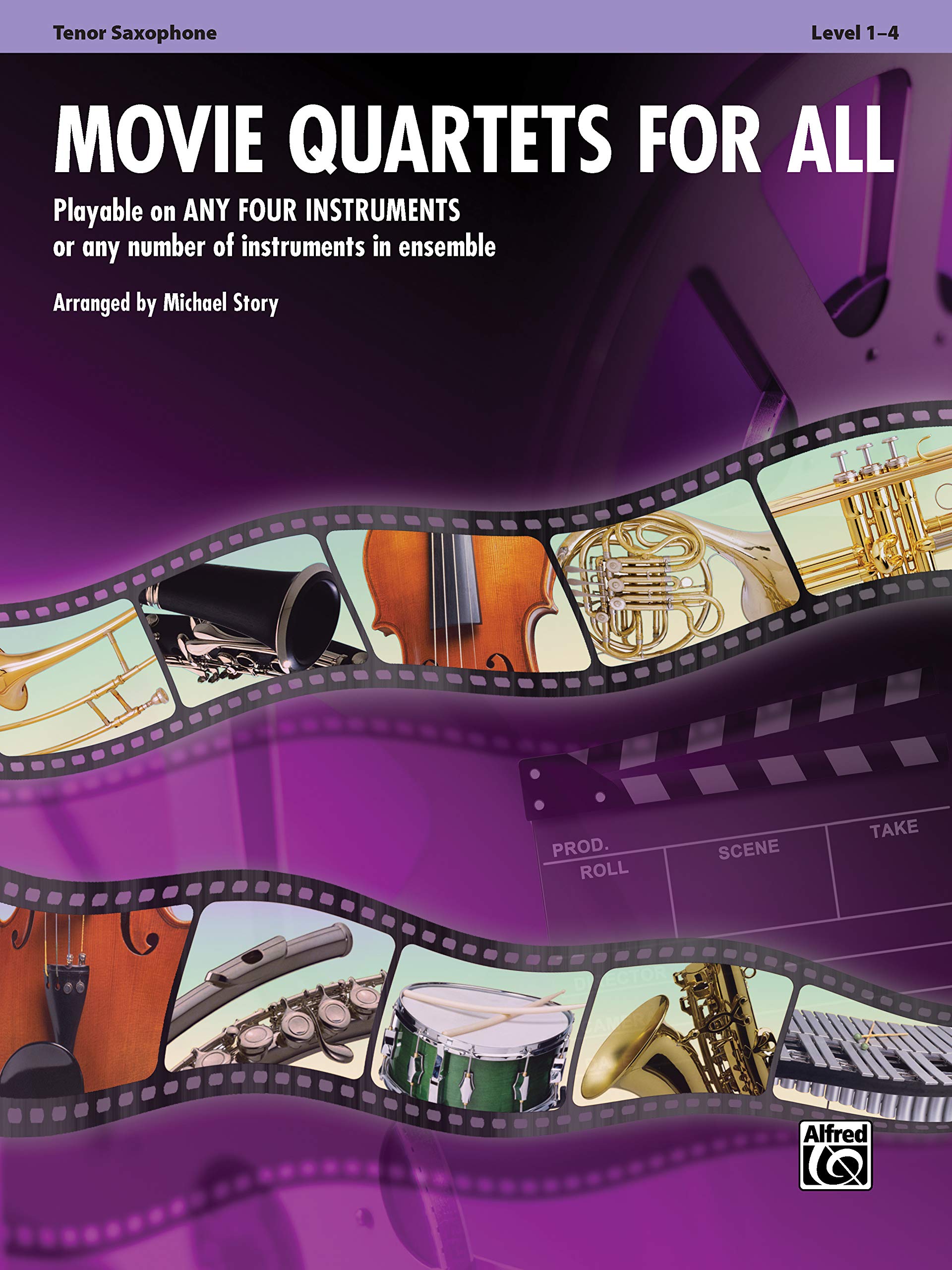 Movie Quartets for All: Tenor Saxophone (For All Series)