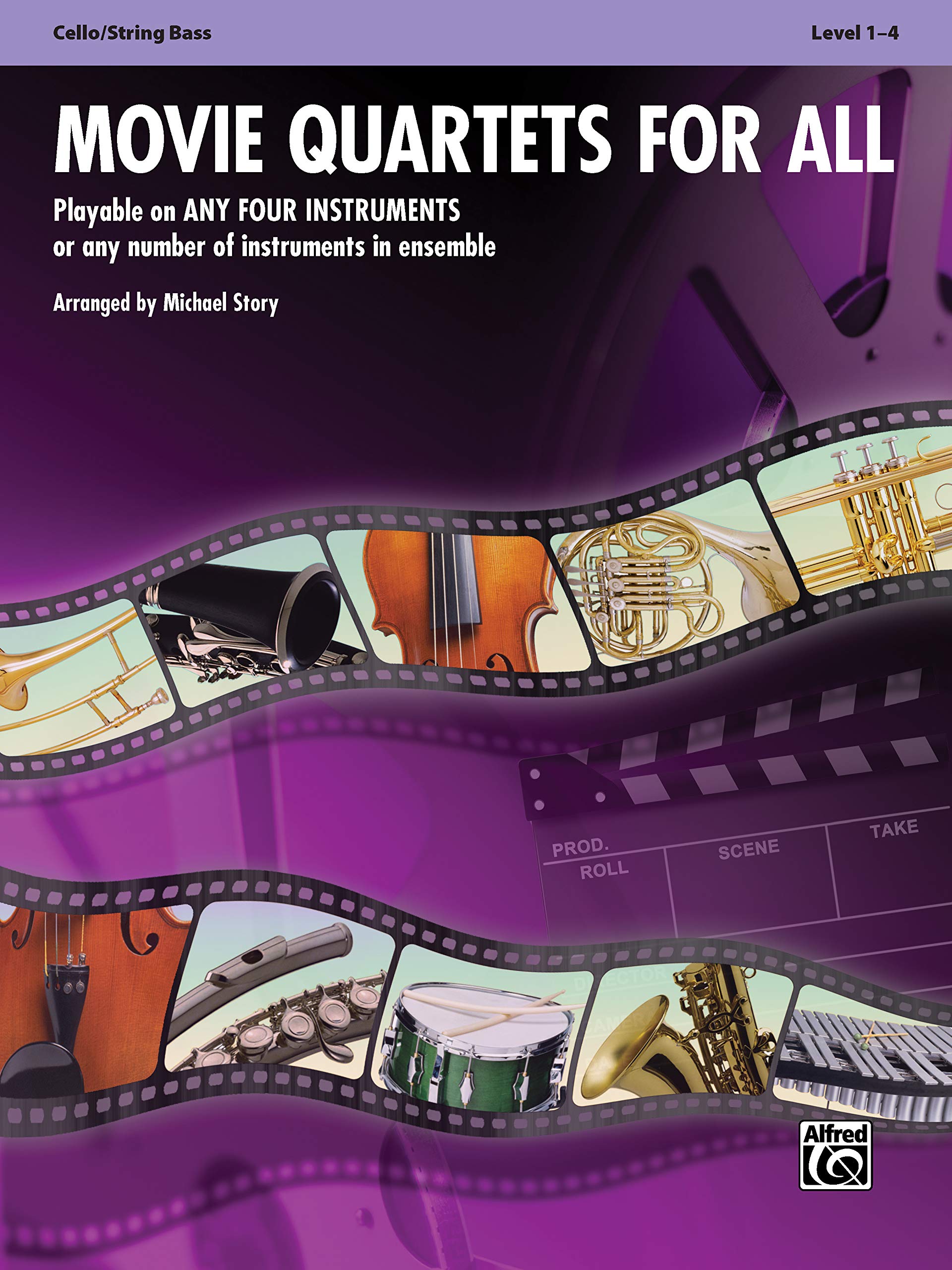 Movie Quartets for All: Cello/Bass (For All Series)