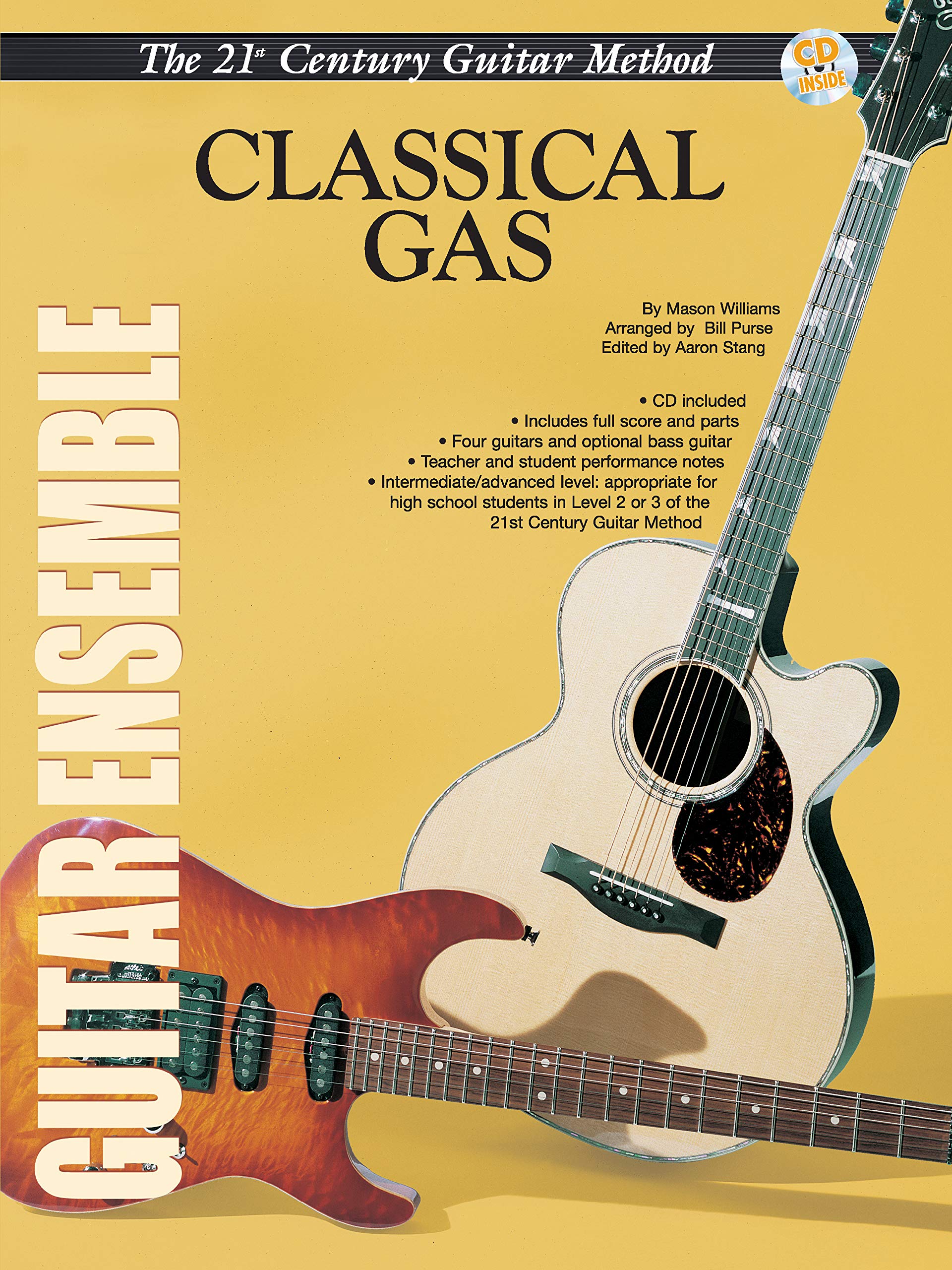 Belwin's 21st Century Guitar Ensemble -- Classical Gas: Score, Parts & CD (Belwin's 21st Century Gui