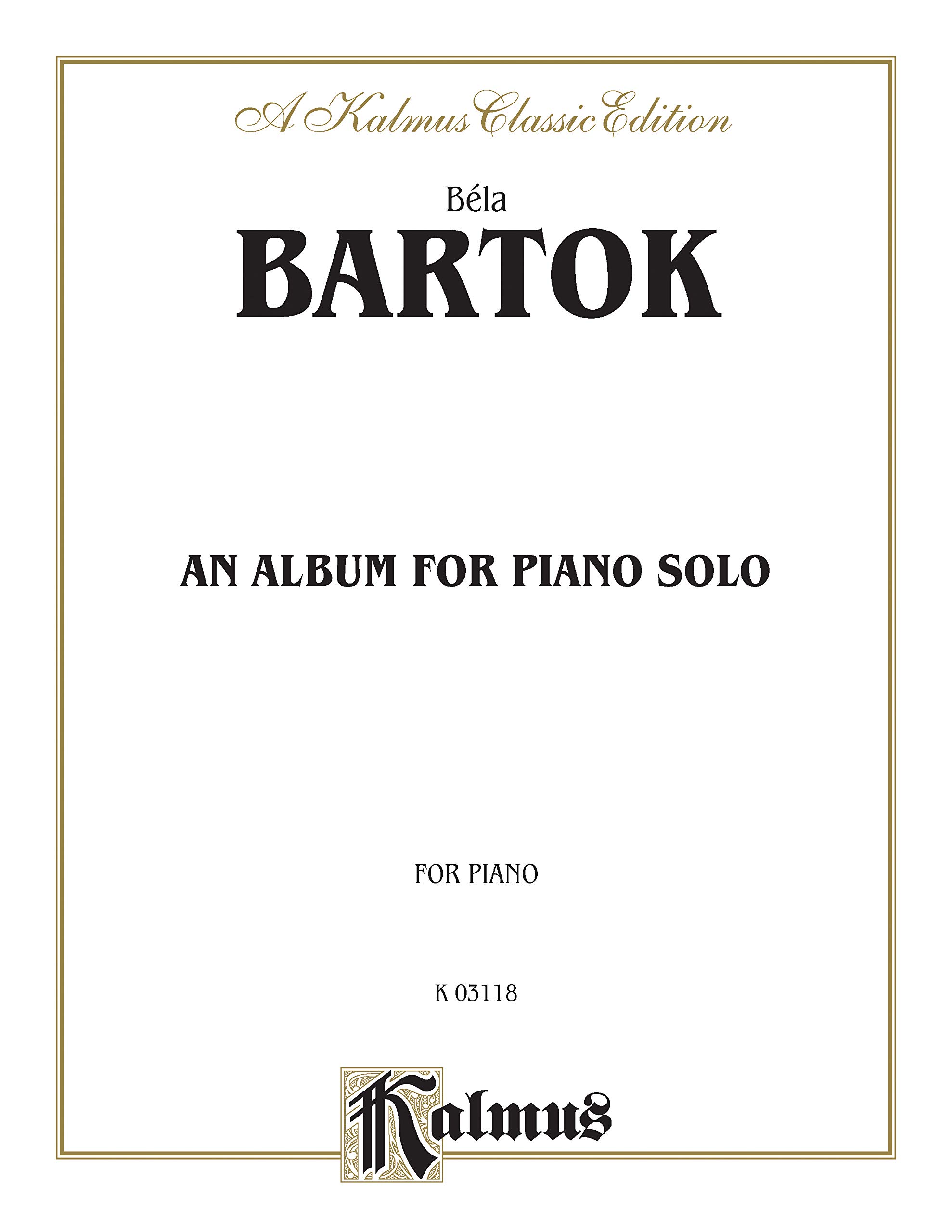 An Album for Piano Solo (Kalmus Edition): 0