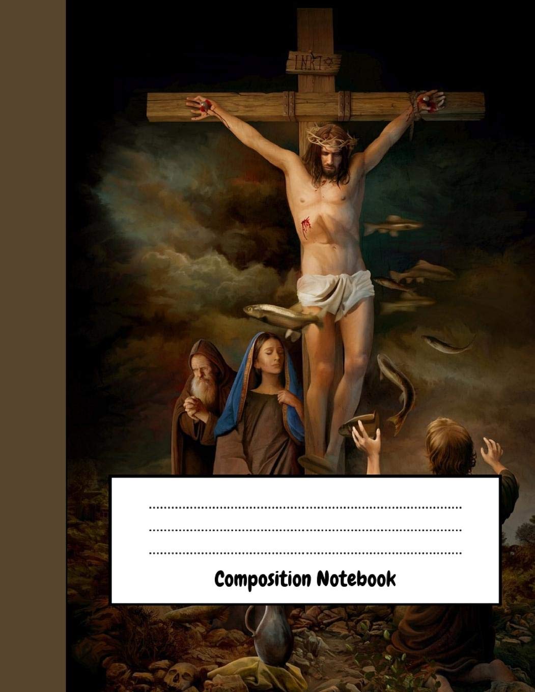 Composition Notebook: Cute Religious College Ruled Journal / Notepad, Christian Gifts, Perfect For School And Daily Use