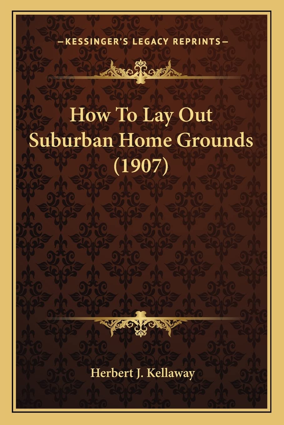 How To Lay Out Suburban Home Grounds (1907)