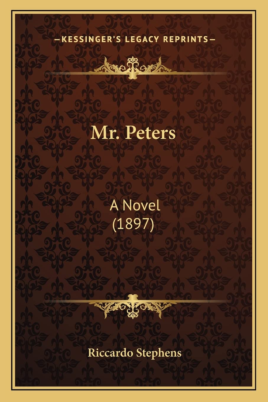 Mr. Peters: A Novel (1897)