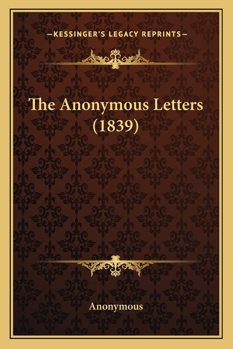 The Anonymous Letters (1839)