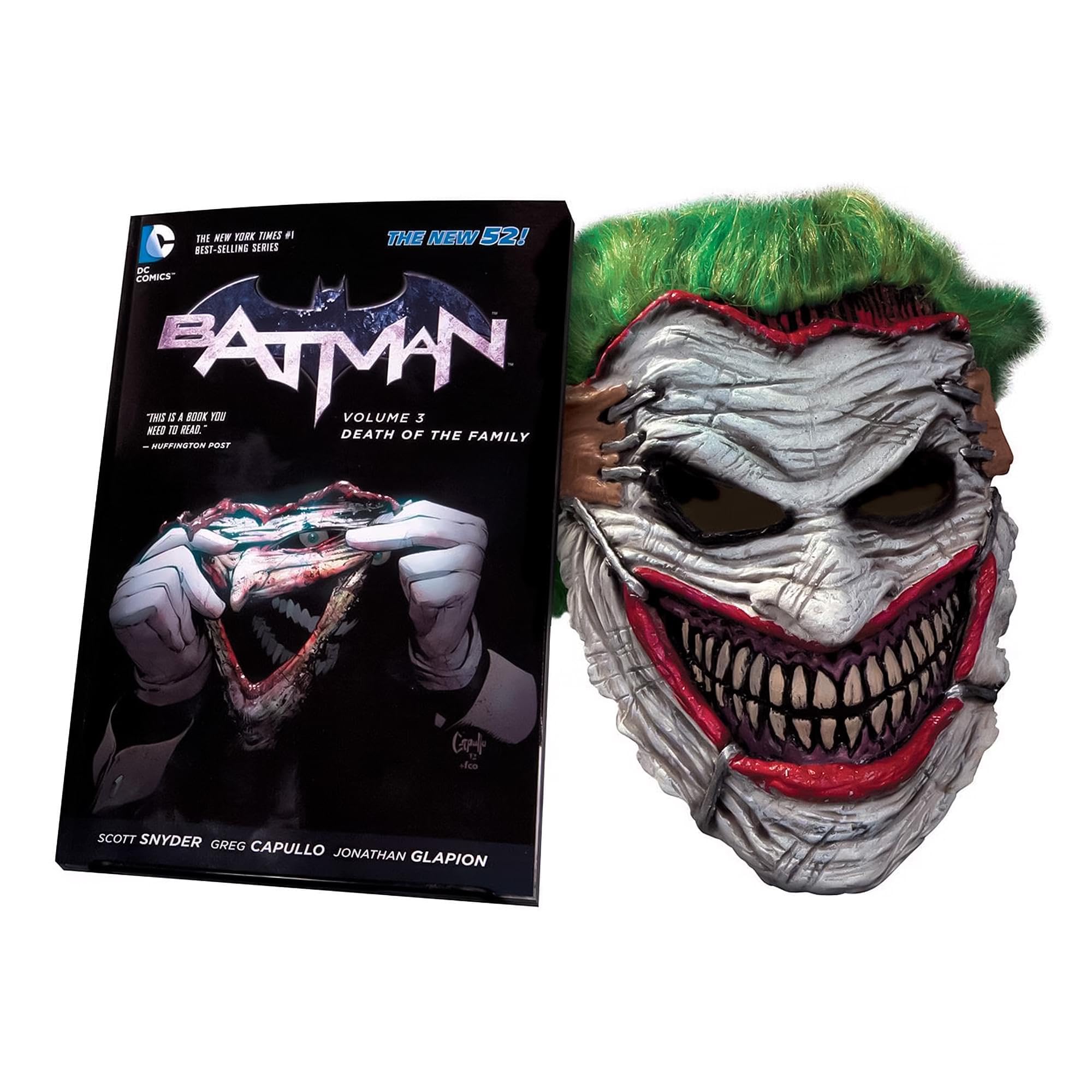 Batman: Death of the Family Mask and Book Set