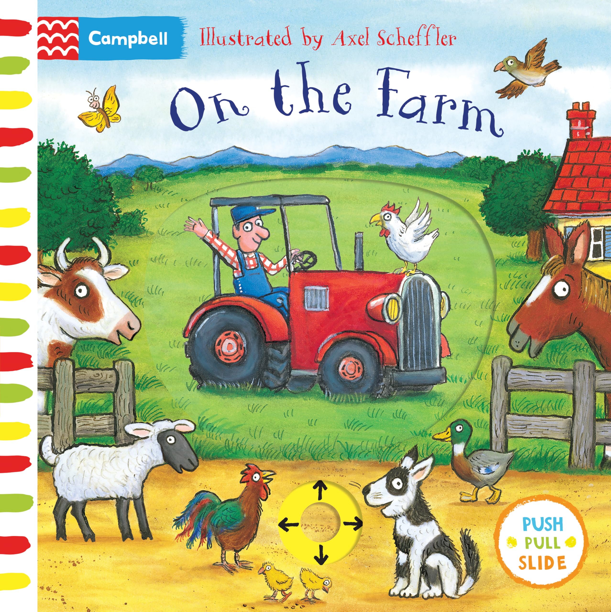Axel Scheffler On the Farm: A push, pull, slide book