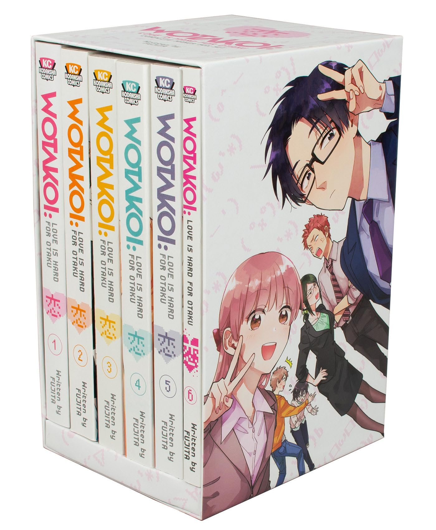 Wotakoi: Love Is Hard for Otaku Complete Manga Box Set: 1-6