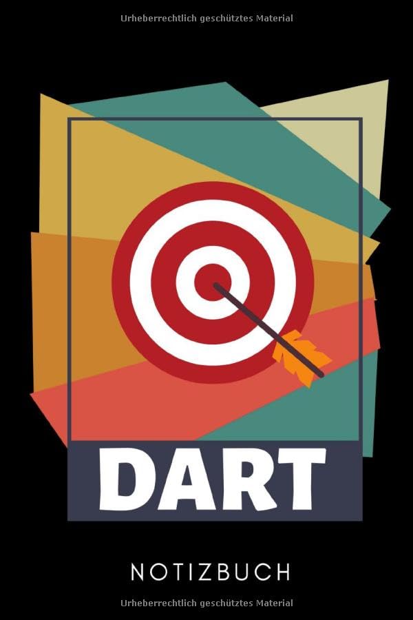 DART NOTIZBUCH: A5 Notizbuch LINIERT Dart Geschenk | Dartbuch | Anfänger Profi | Darts Zubehör | Training | für Papa Mama Opa Oma | Sportler | Dartbuecher | Training