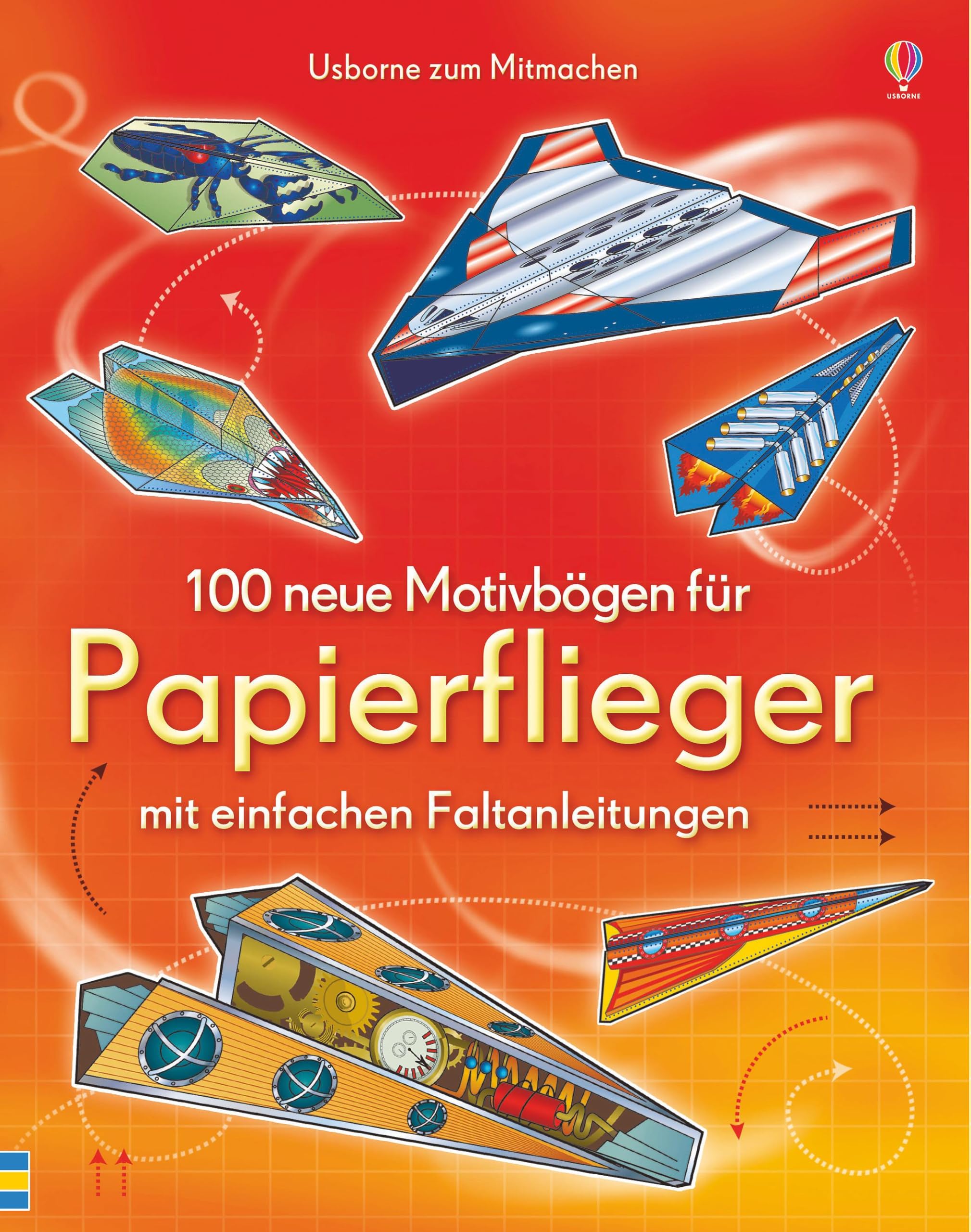 100 yeni Motivboegen kağıt uçak için: Usborne dahil olun