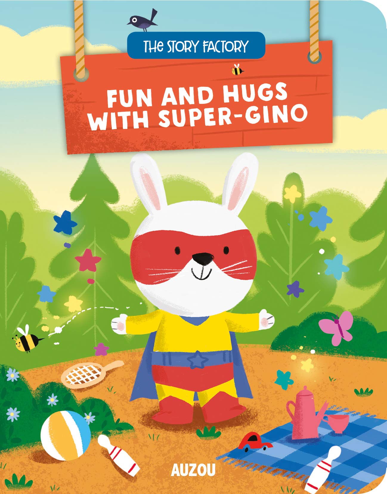 Fun and hugs with Super-Gino (The Story Factory: Finger Puppet Book)