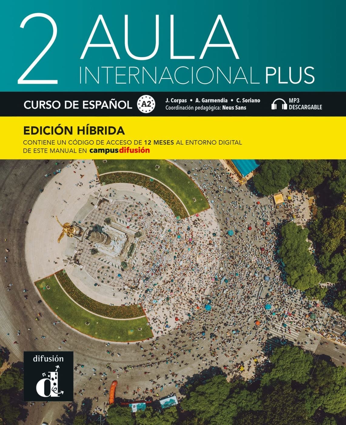 Aula internacional Plus 2 A2 - Edición híbrida: Edición internacional. Libro del alumno y cuaderno de ejercicios con audios y vídeos + código directo ... del manual en Campus Difusión (12 meses)