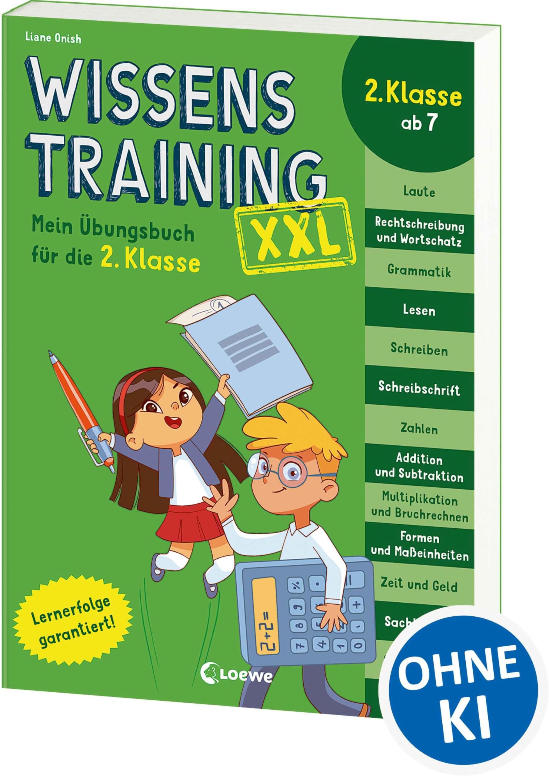 Wissenstraining XXL - Mein Übungsbuch für die 2. Klasse: Garantierte Lernerfolge in der Grundschule