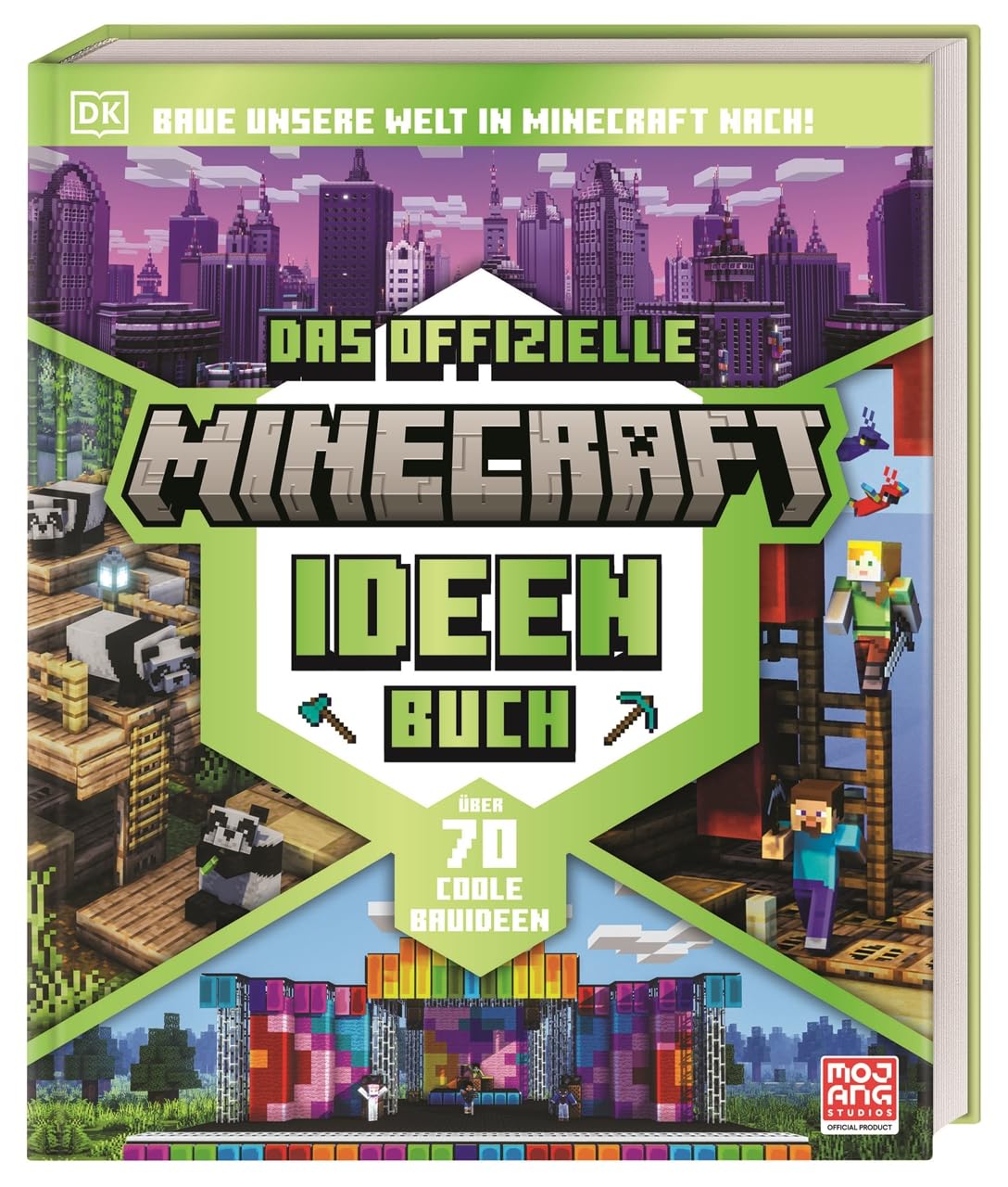 Das offizielle Minecraft Ideen Buch: Baue unsere Welt in Minecraft nach! Über 70 coole Bauideen. Von den Pyramiden bis zur ISS - Bauideen für Gebäude und Naturwunder. Für Minecraft-Fans ab 8 Jahren