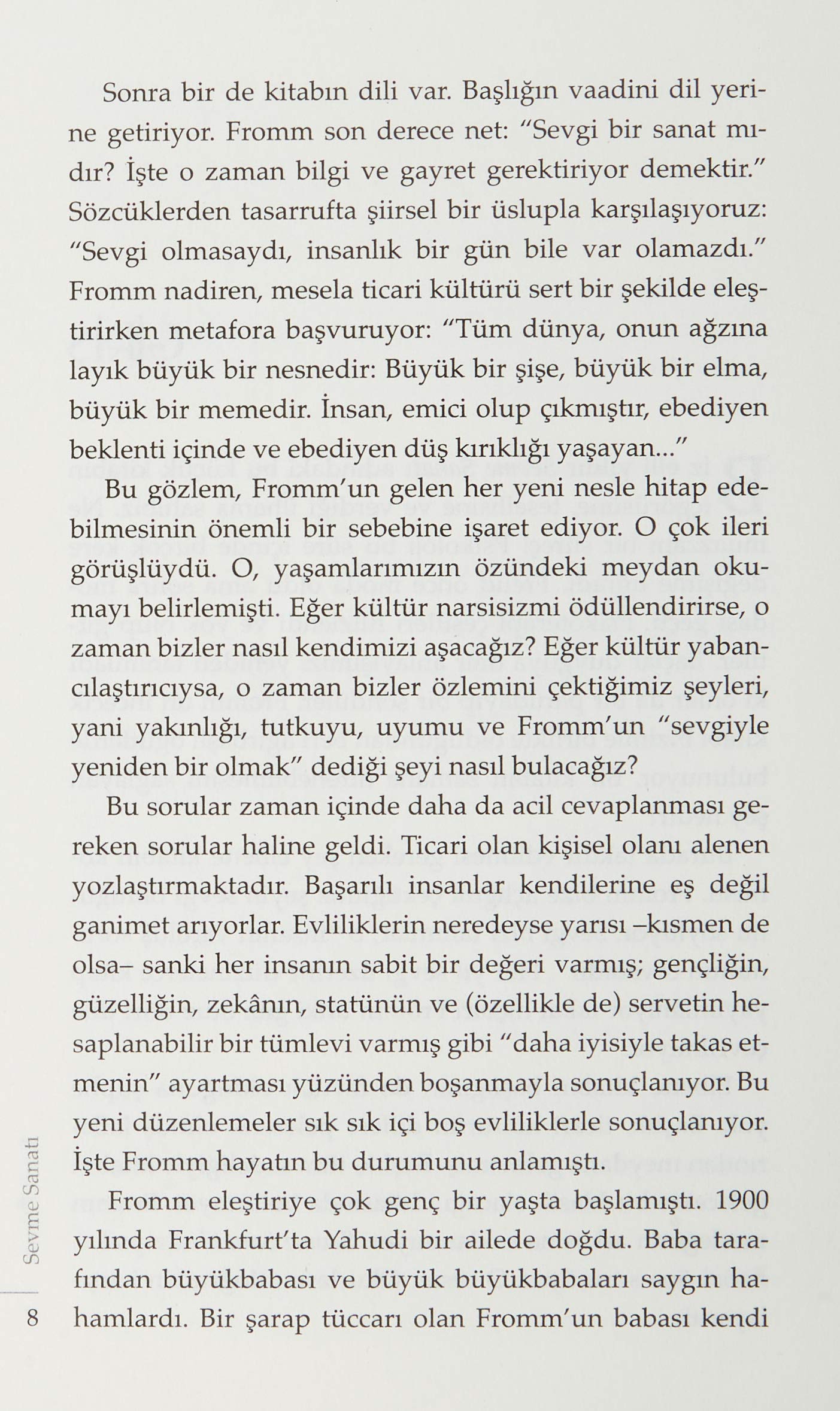 Sevme Sanatı (Modern Kapak)