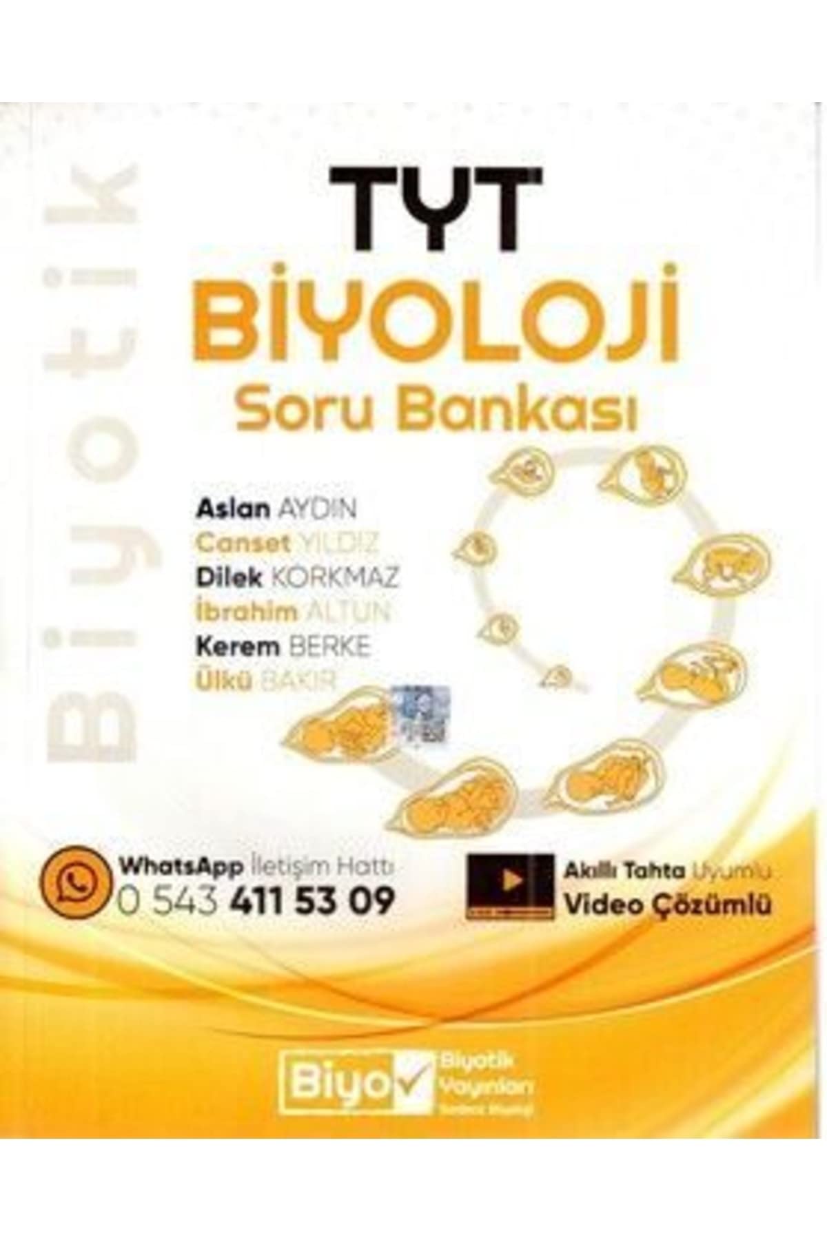 Biyotik Yayınları TYT Biyoloji Biyotik Soru Bankası -