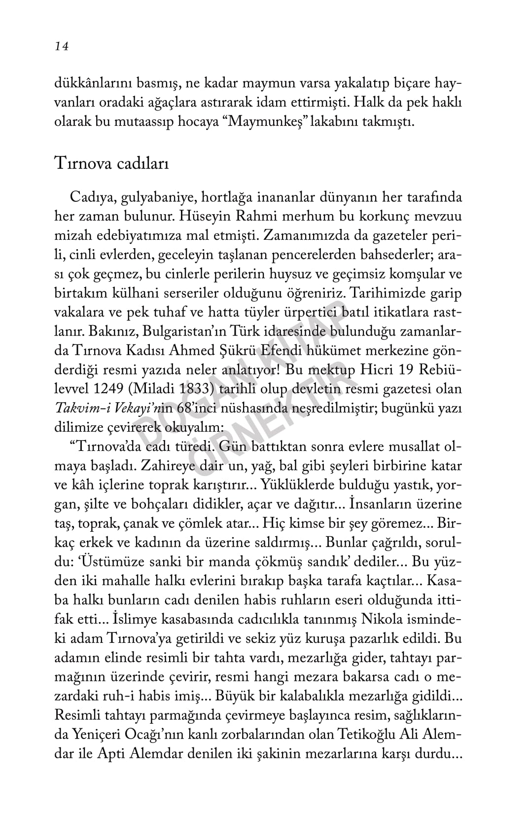 Tarihimizde Garip Vakalar