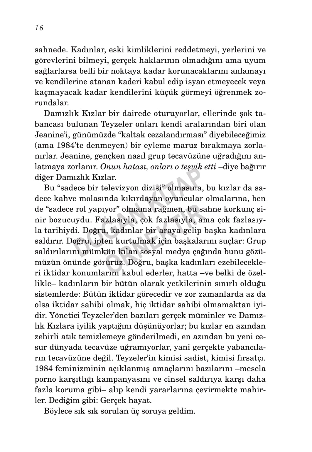 Damızlık Kızın Öyküsü
