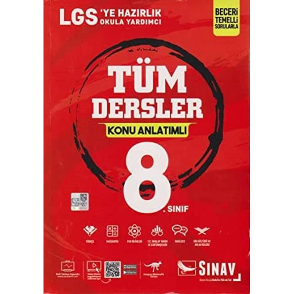 Sınav 8. Sınıf Tüm Dersler Konu Anlatımlı-YENİ: Merkezi Sınavlara Hazırlık