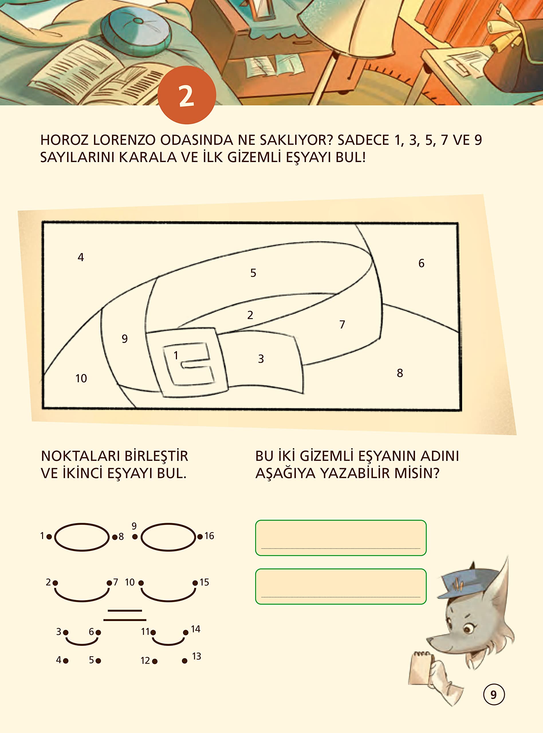 Müfettiş Numeroni 1: Film Setinde Hırsızlık - Sayısal Zekâ Gelişimi için Etkinlikli ve Çıkartmalı Dedektiflik Çizgi Romanı (7-9 Yaş)