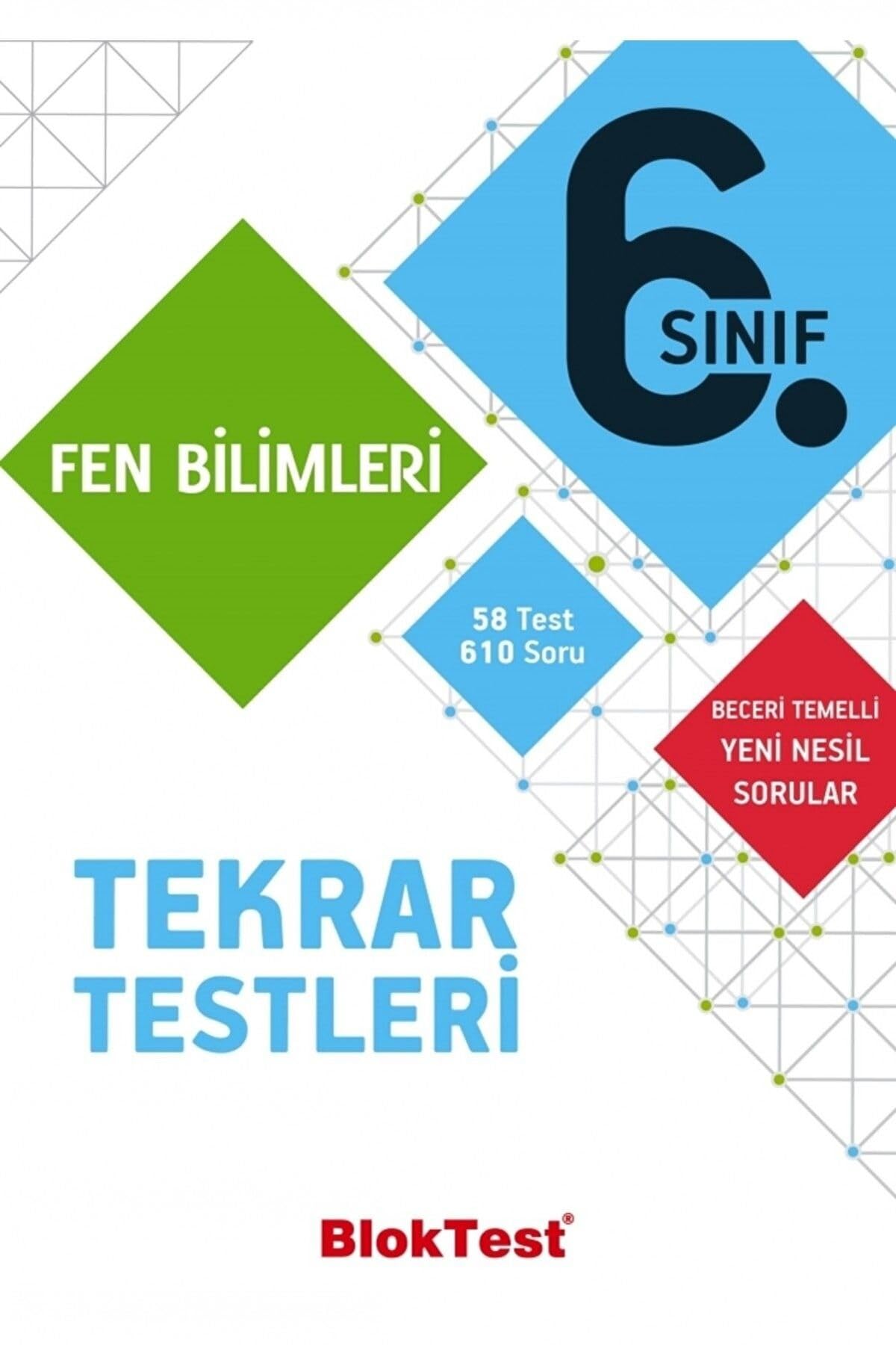 Bloktest Yayınları 6. Sınıf Fen Bilimleri Tekrar Testleri 2021-2022
