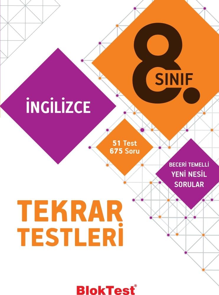 Bloktest Yayınları 8. Sınıf LGS İngilizce Tekrar Testleri 2021-2022