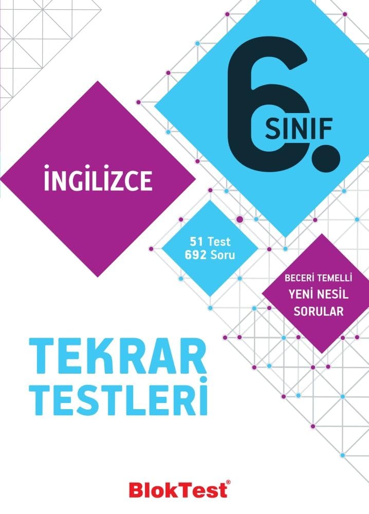 6. Sınıf İngilizce Tekrar Testleri