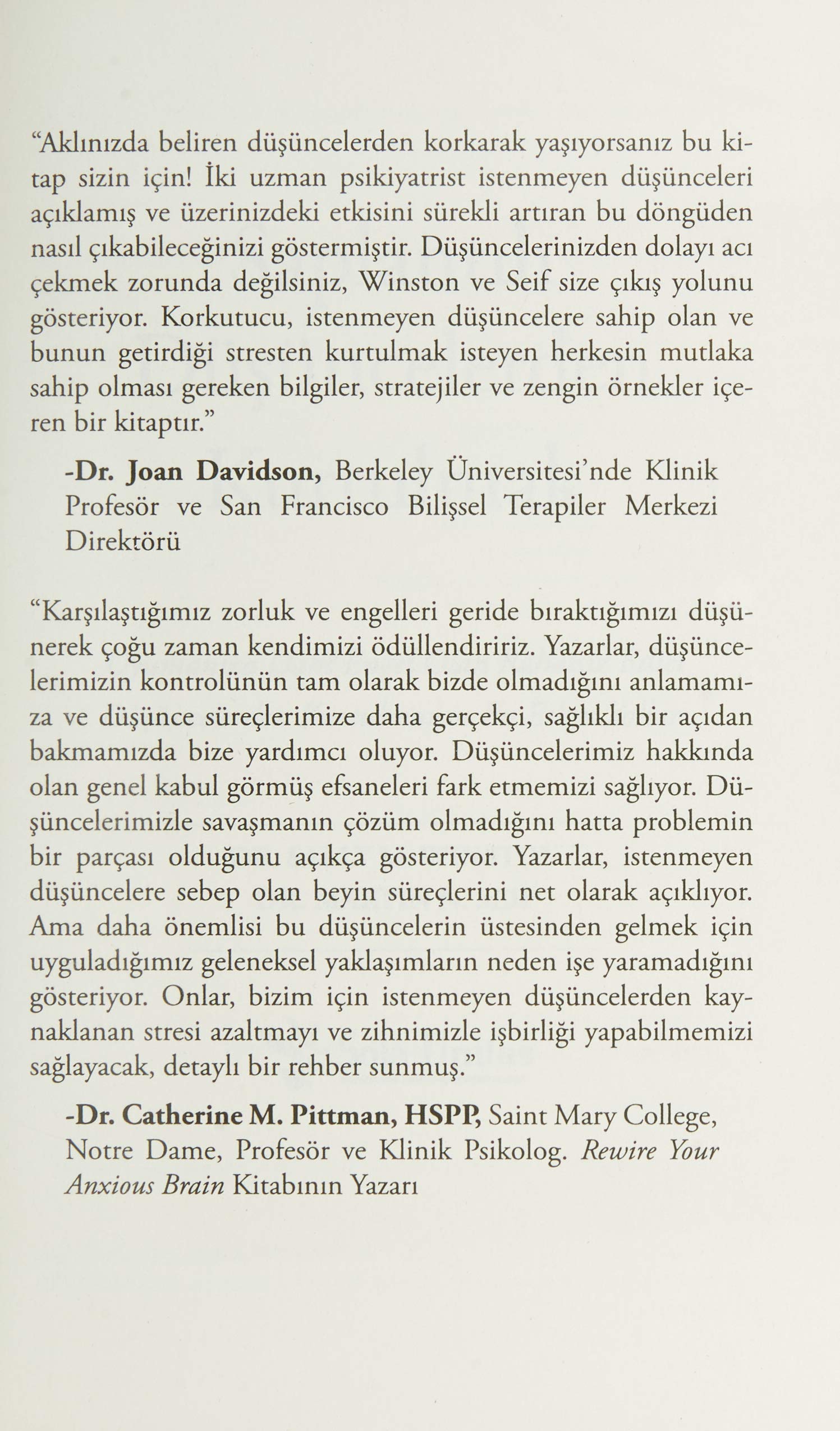 Saplantılı Düşüncelerden Kurtulmak: Uyumanıza Dahi Engel Olan Rahatsız Edici Düşüncelerden Kurtulmanın En Etkin Yolları