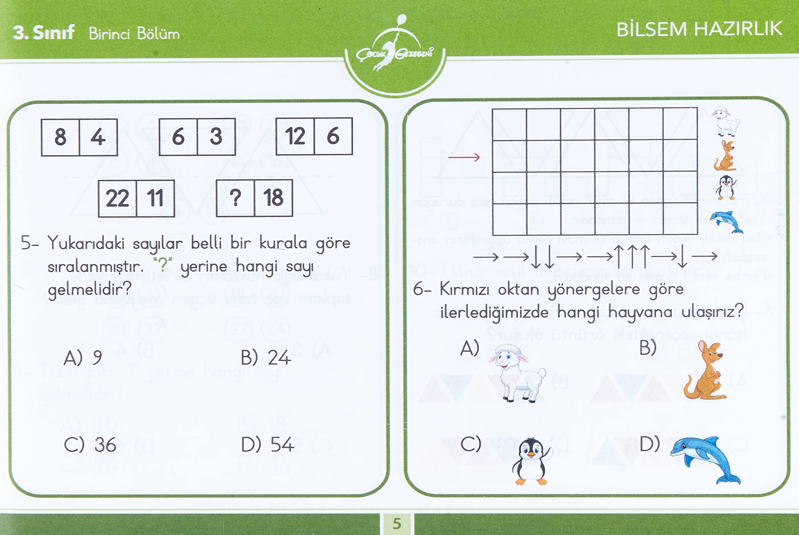 Tablet Modunda BİLSEM HAZIRLIK KİTABI 3. SINIF