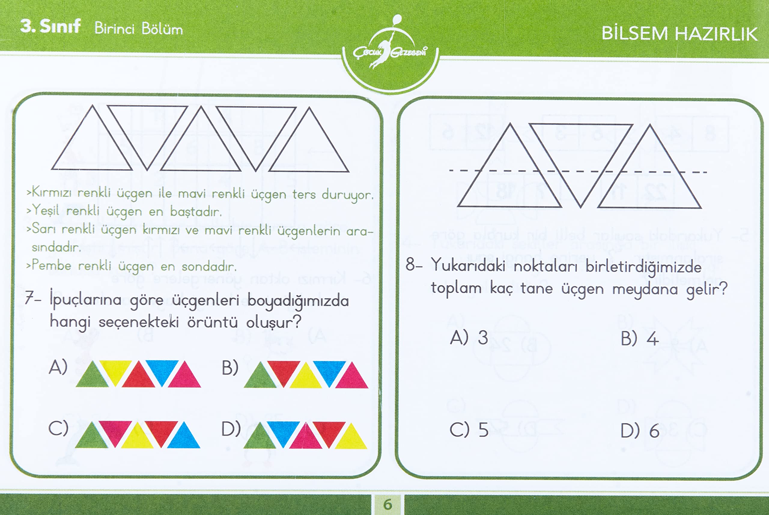 Tablet Modunda BİLSEM HAZIRLIK KİTABI 3. SINIF