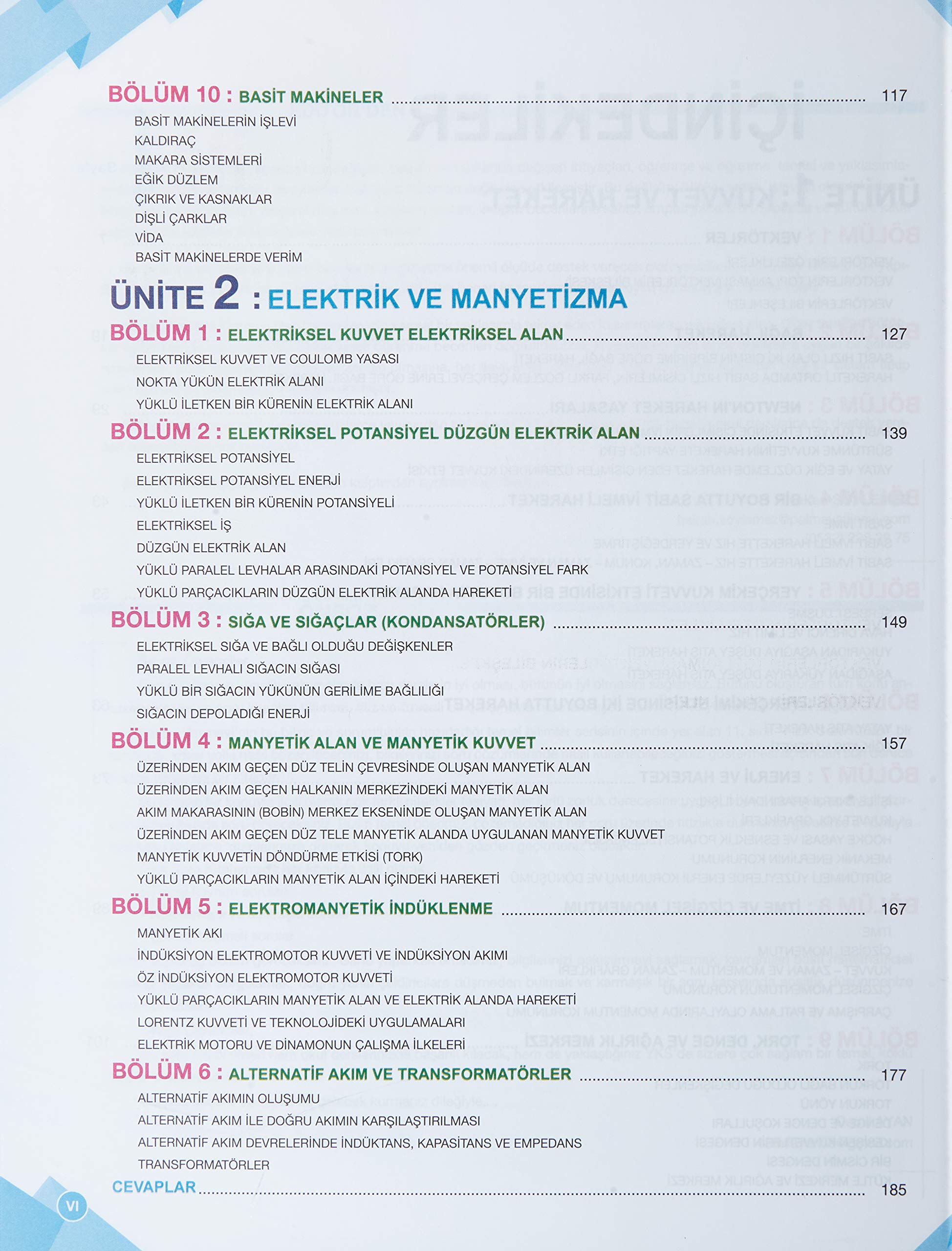 11. Sınıf Fizik Soru Kitabı: Okula Yardımcı Sınavlara Hazırlık