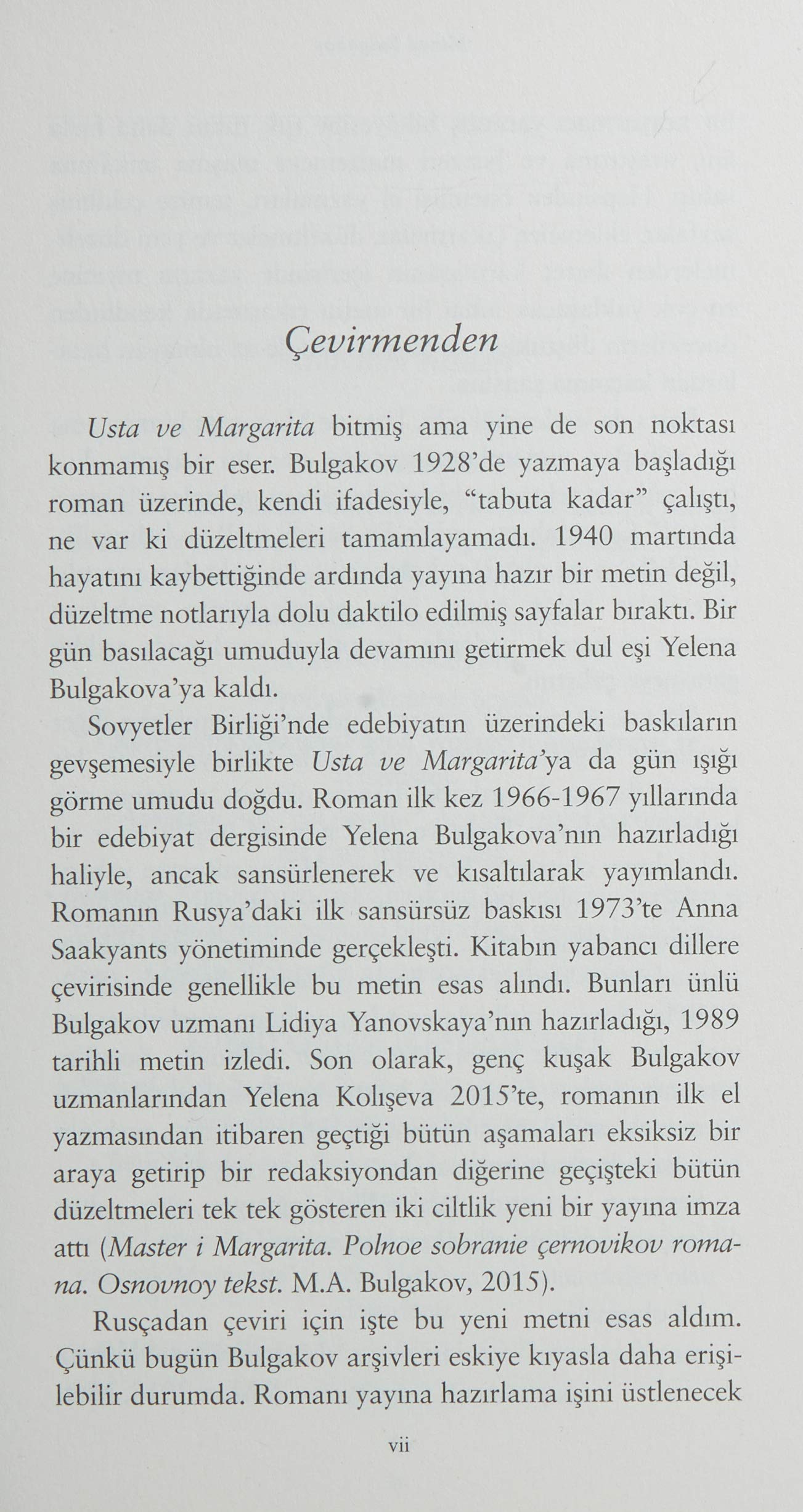 Usta ile Margarita: Modern Klasikler Serisi