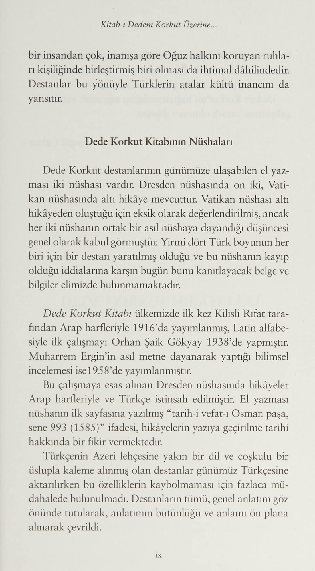 Dede Korkut Hikayeleri - Kitab-ı Dedem Korkut: Hasan Ali Yücel Klasikler Dizisi