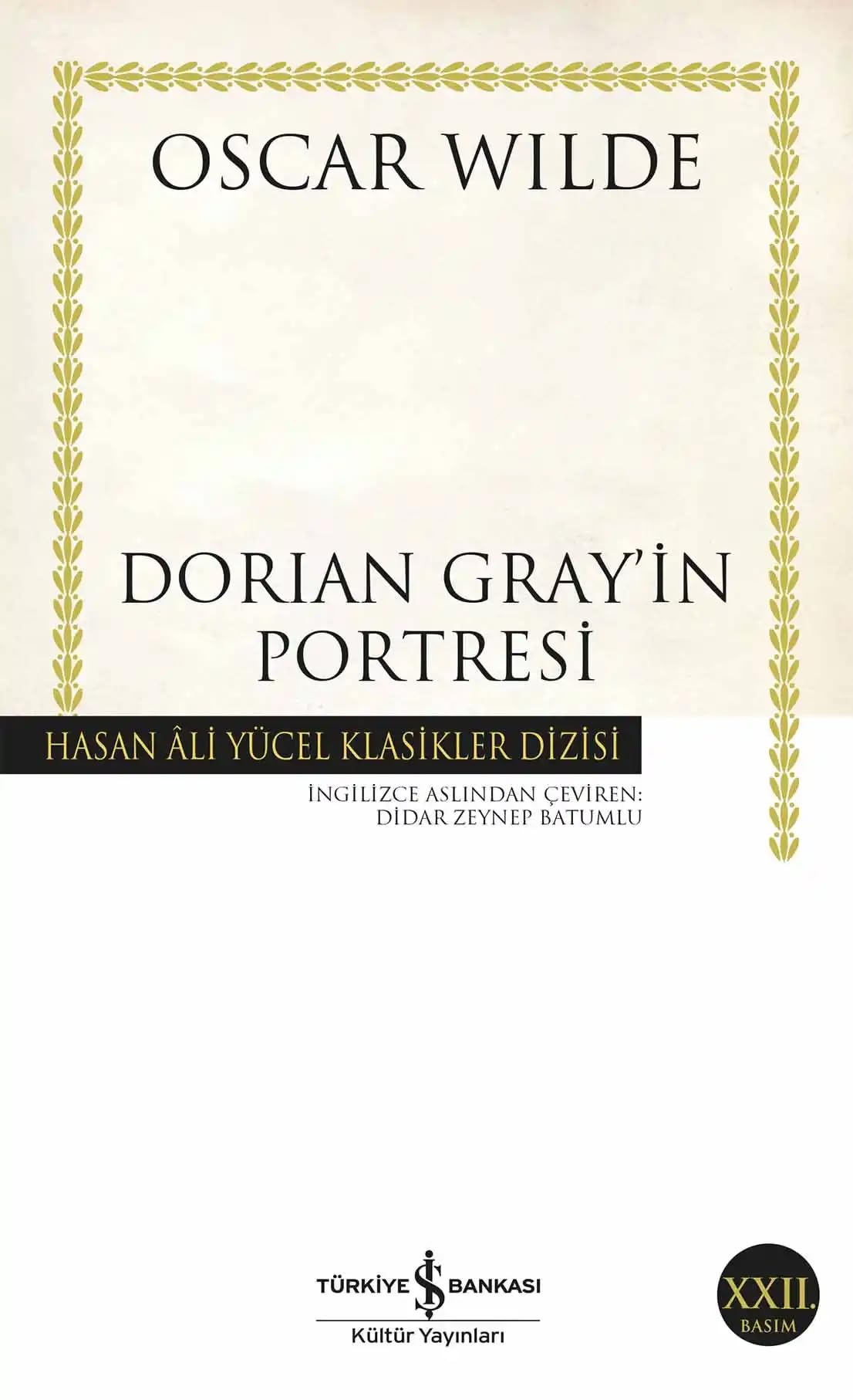 Dorian Gray’in Portresi: Hasan Ali Yücel Klasikler Dizisi