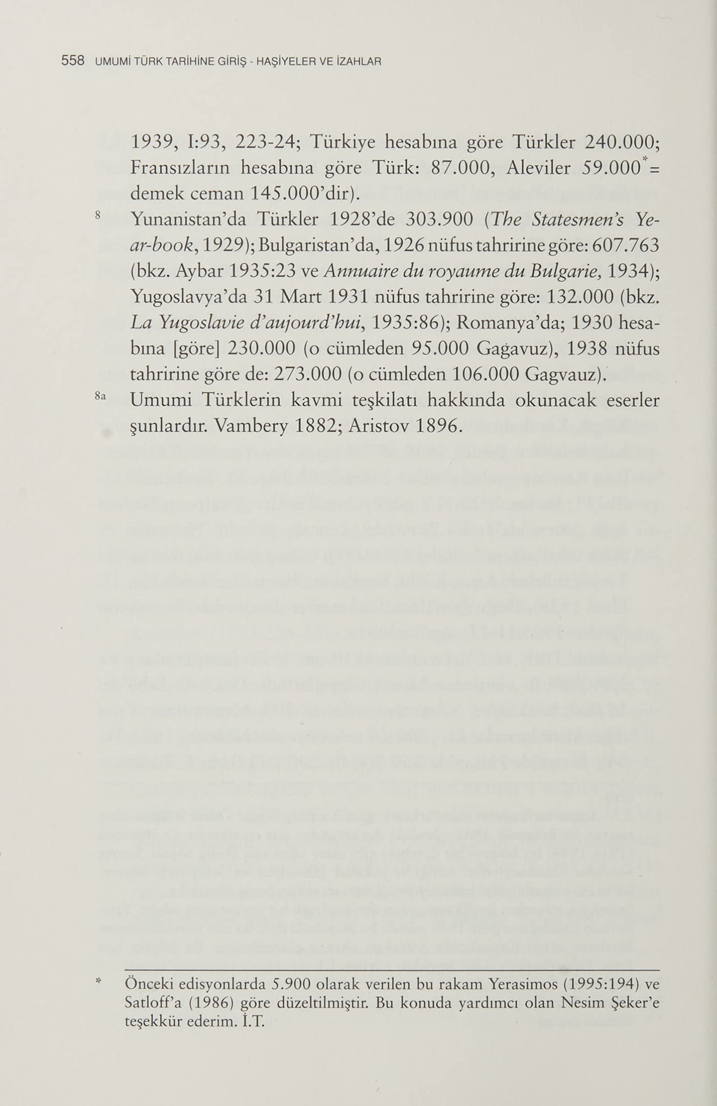Umumi Türk Tarihine Giriş 2 Cilt – En Eski Devirlerden 16. Asra Kadar