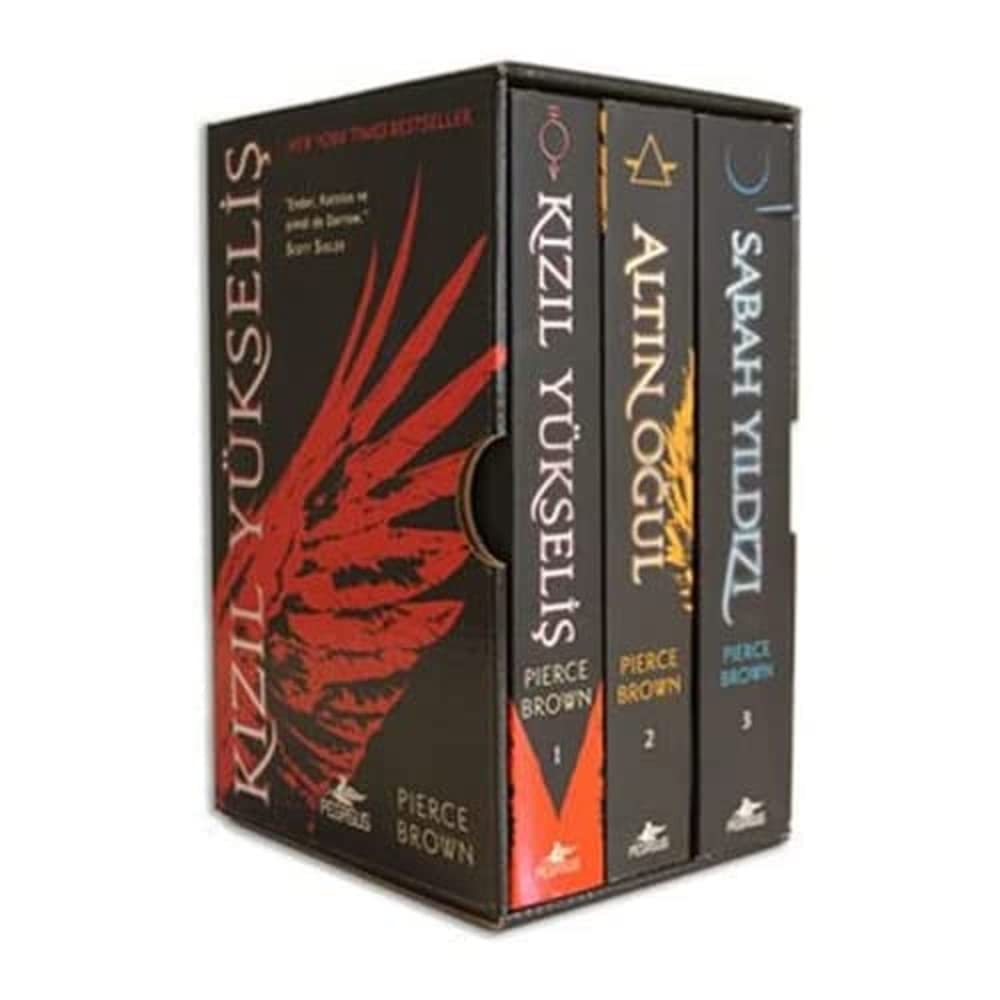 Kızıl İsyan Serisi Kutulu Set-3 Kitap Karton Kapak : (3 Kitap Karton Kapak-Kutulu)