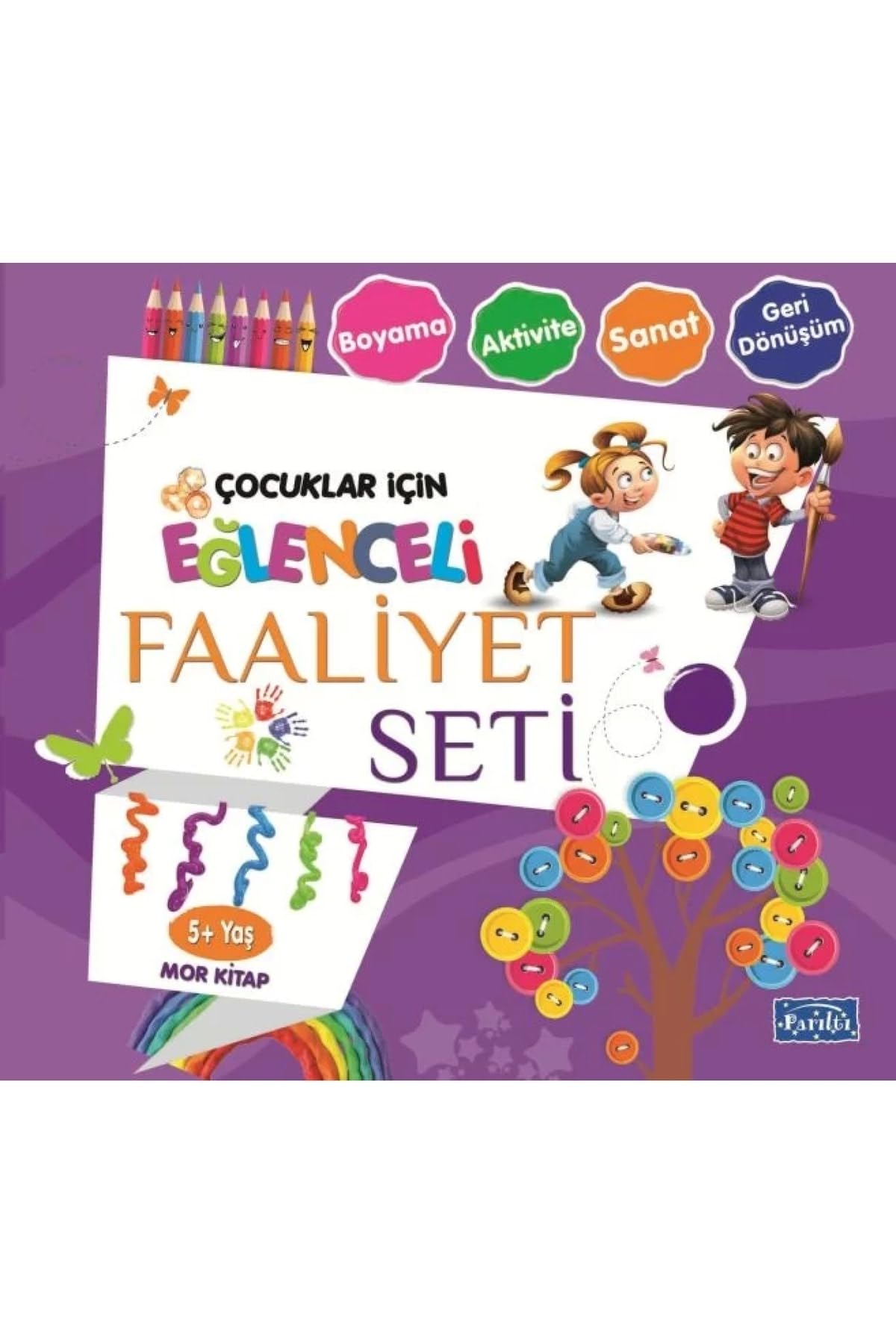 Eğlenceli Faaliyet Seti Mor Kitap – 5 Yaş Üzeri
