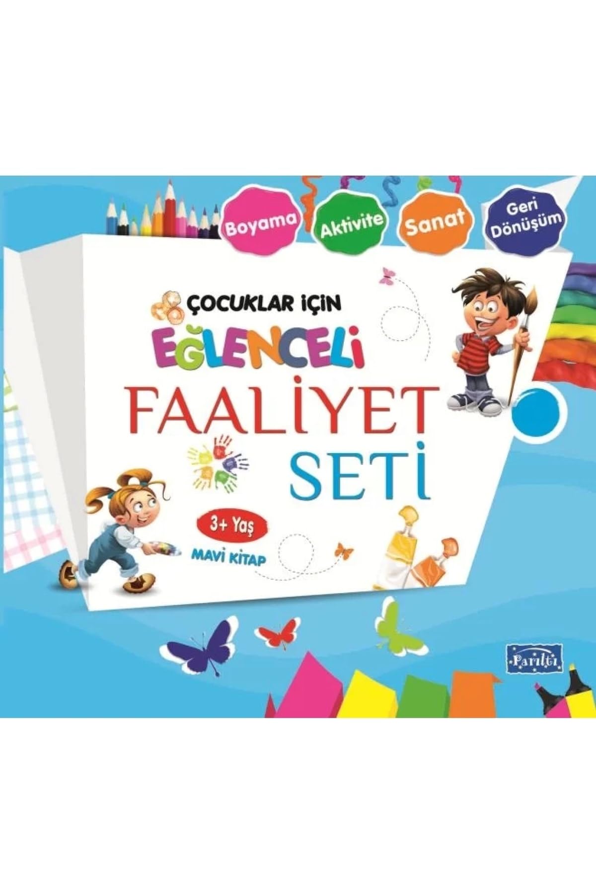 Eğlenceli Faaliyet Seti Mavi Kitap – 3 Yaş Üzeri