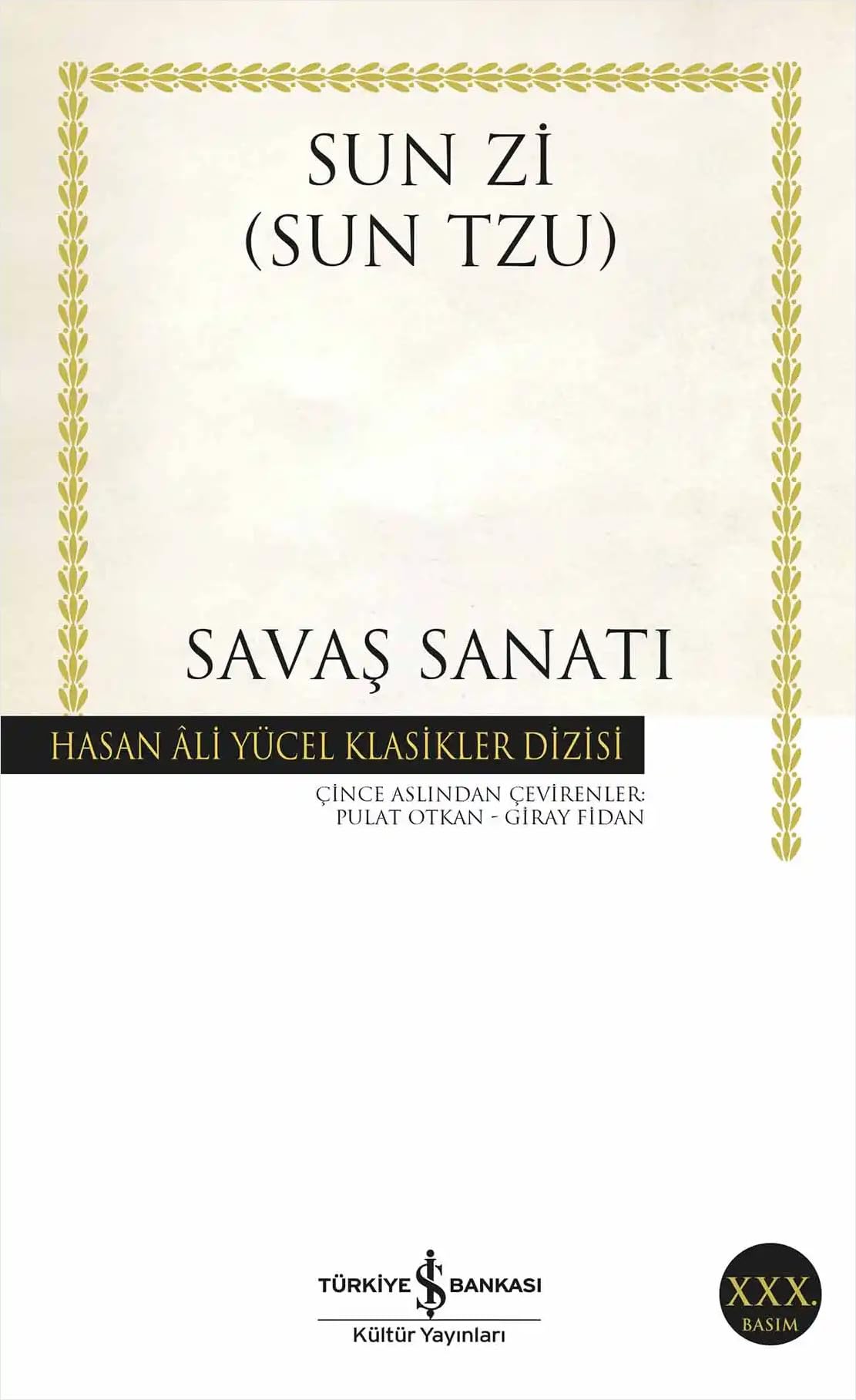 Savaş Sanatı: Hasan Ali Yücel Klasikler Dizisi