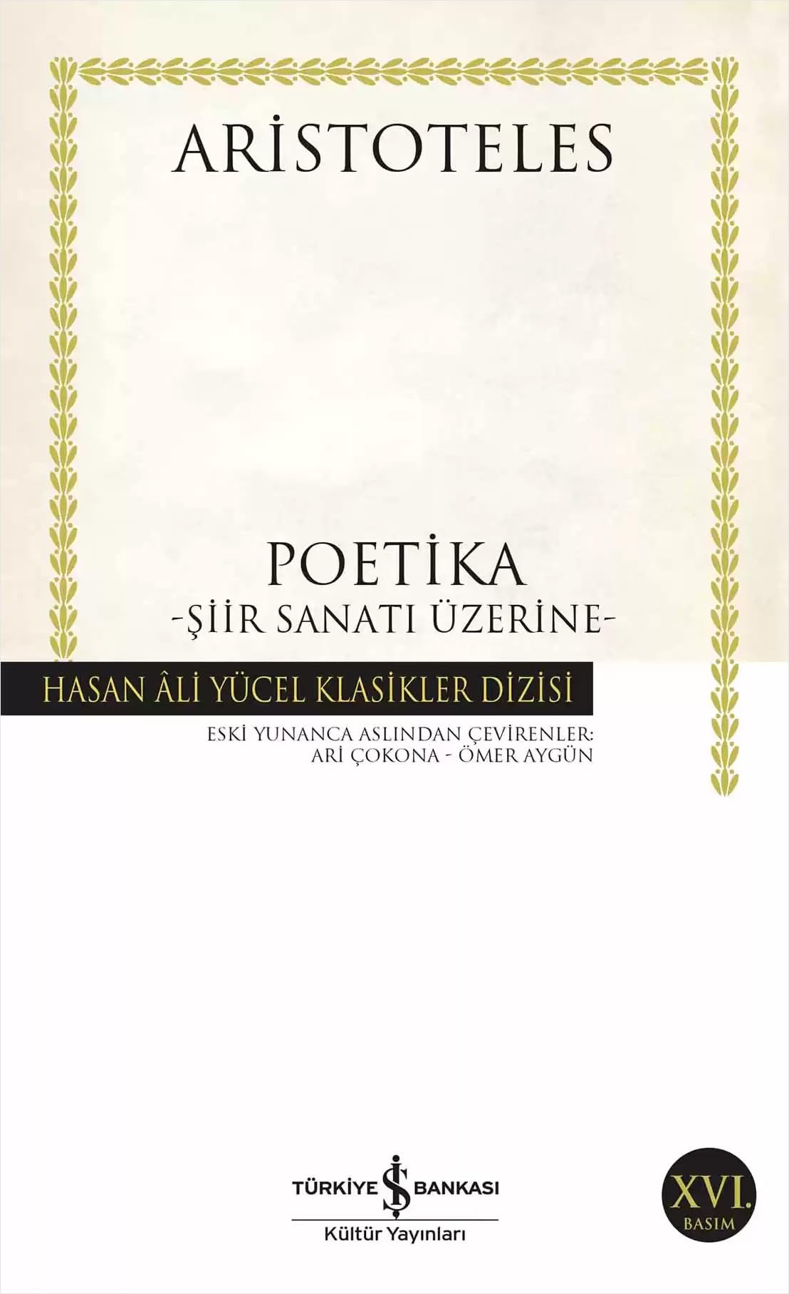 Poetika: –Şiir Sanatı Üstüne–