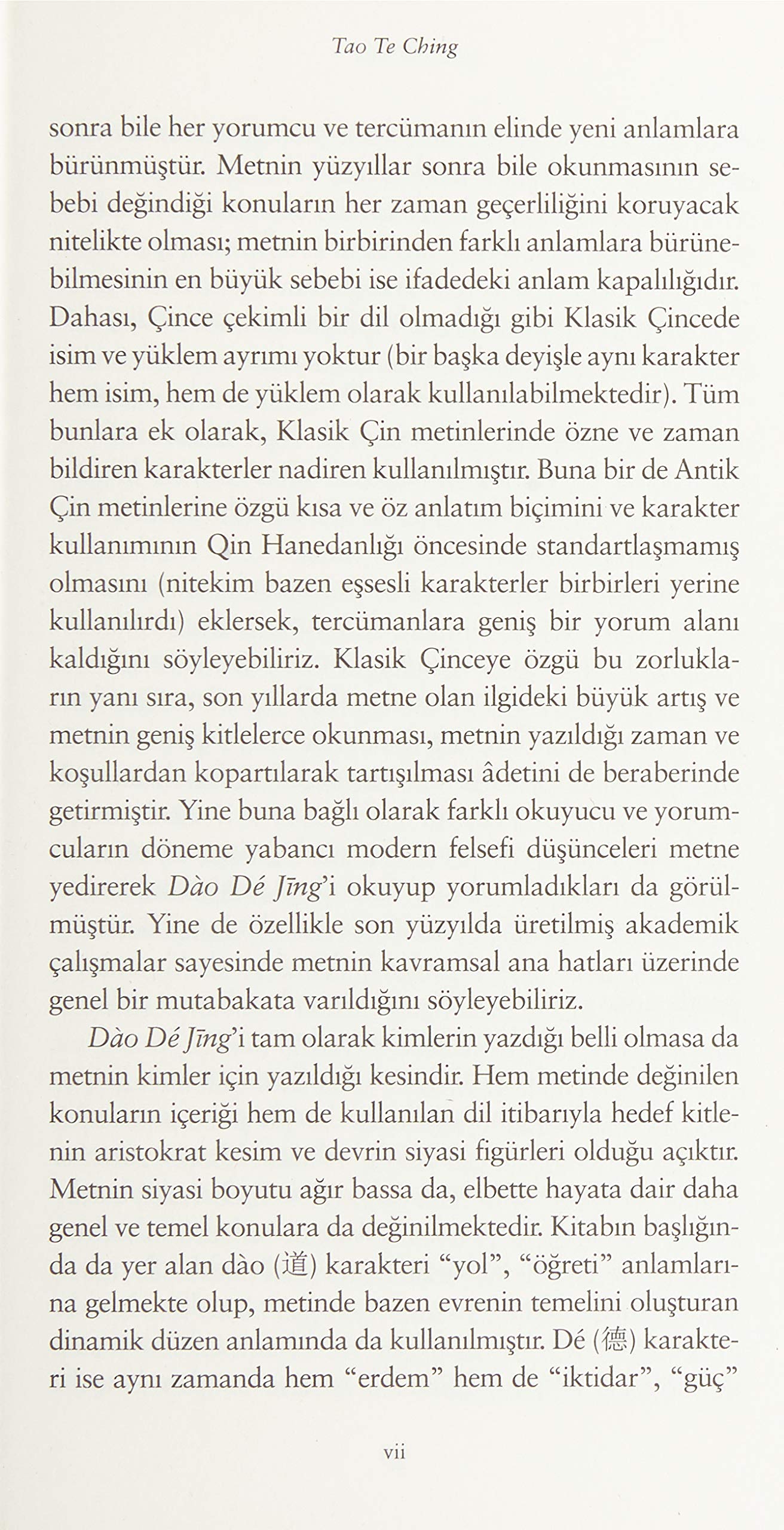 Tao Te Ching: Hasan Ali Yücel Klasikler Dizisi