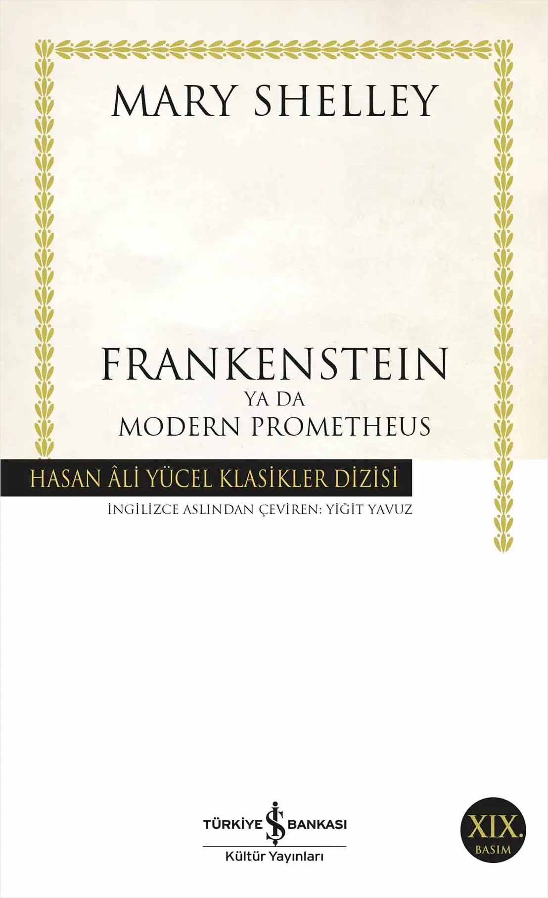 Frankenstein ya da Modern Prometheus: Hasan Ali Yücel Klasikler Dizisi