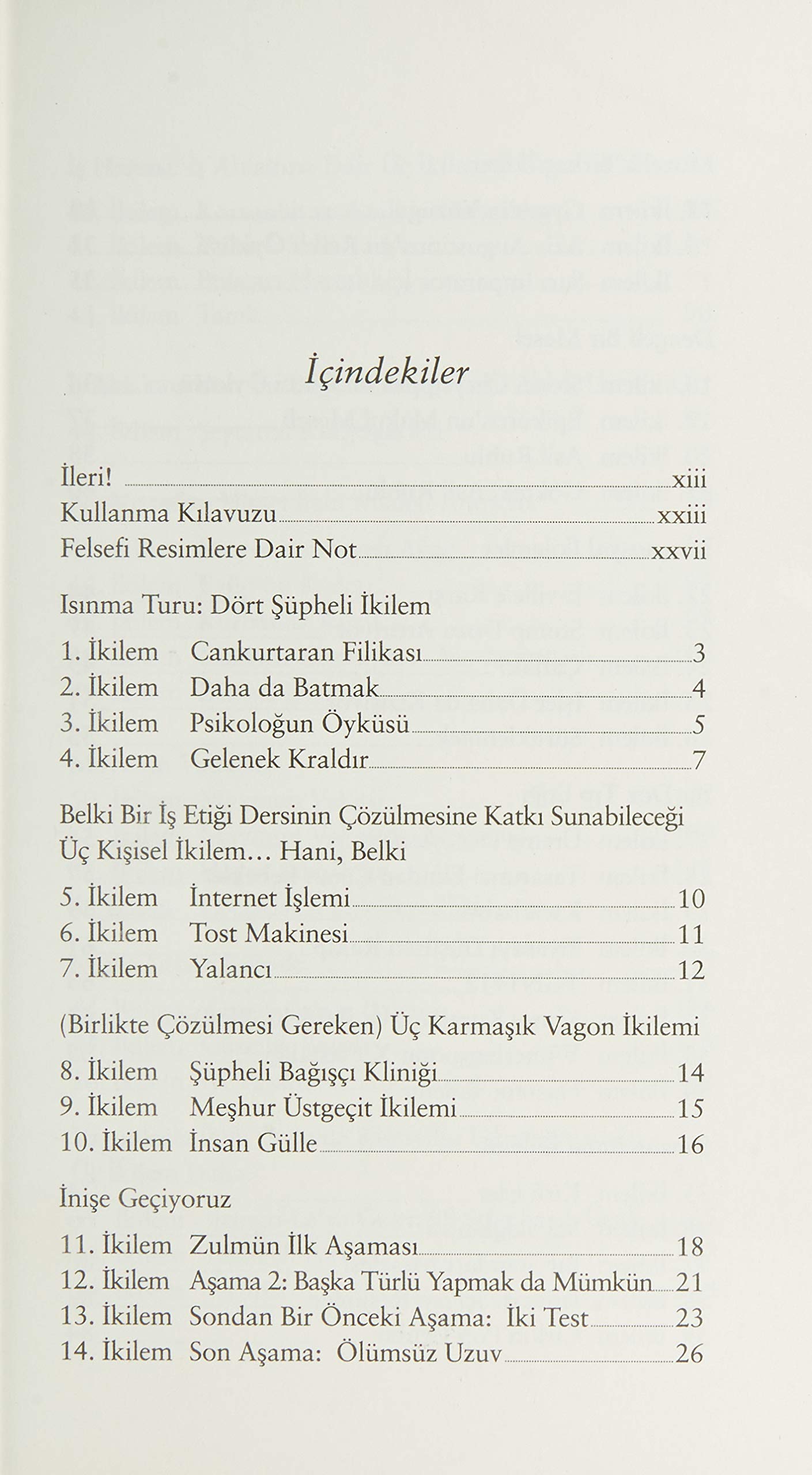 101 Ahlak İkilemi