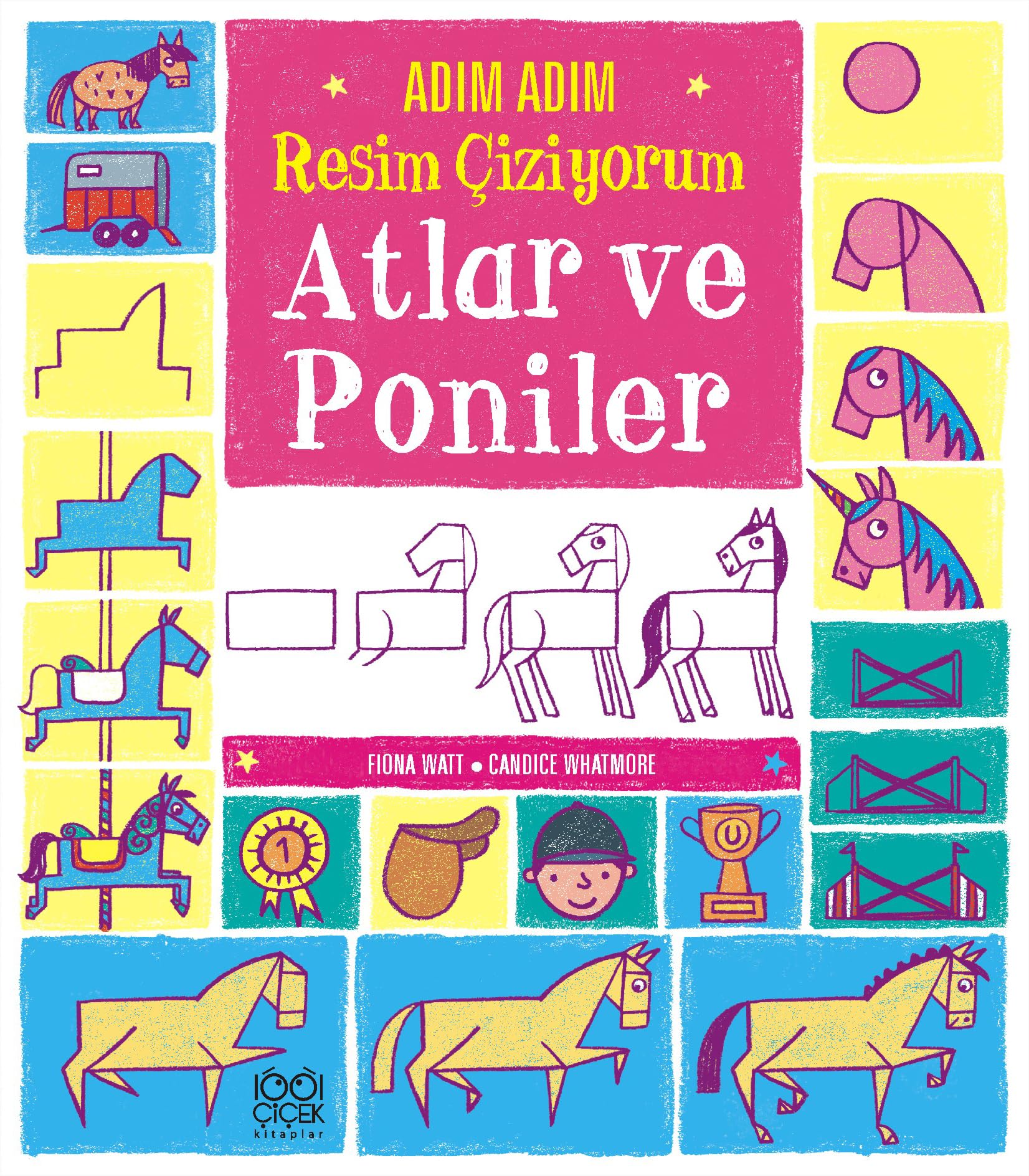 Adım Adım Resim Çiziyorum- Atlar ve Poniler