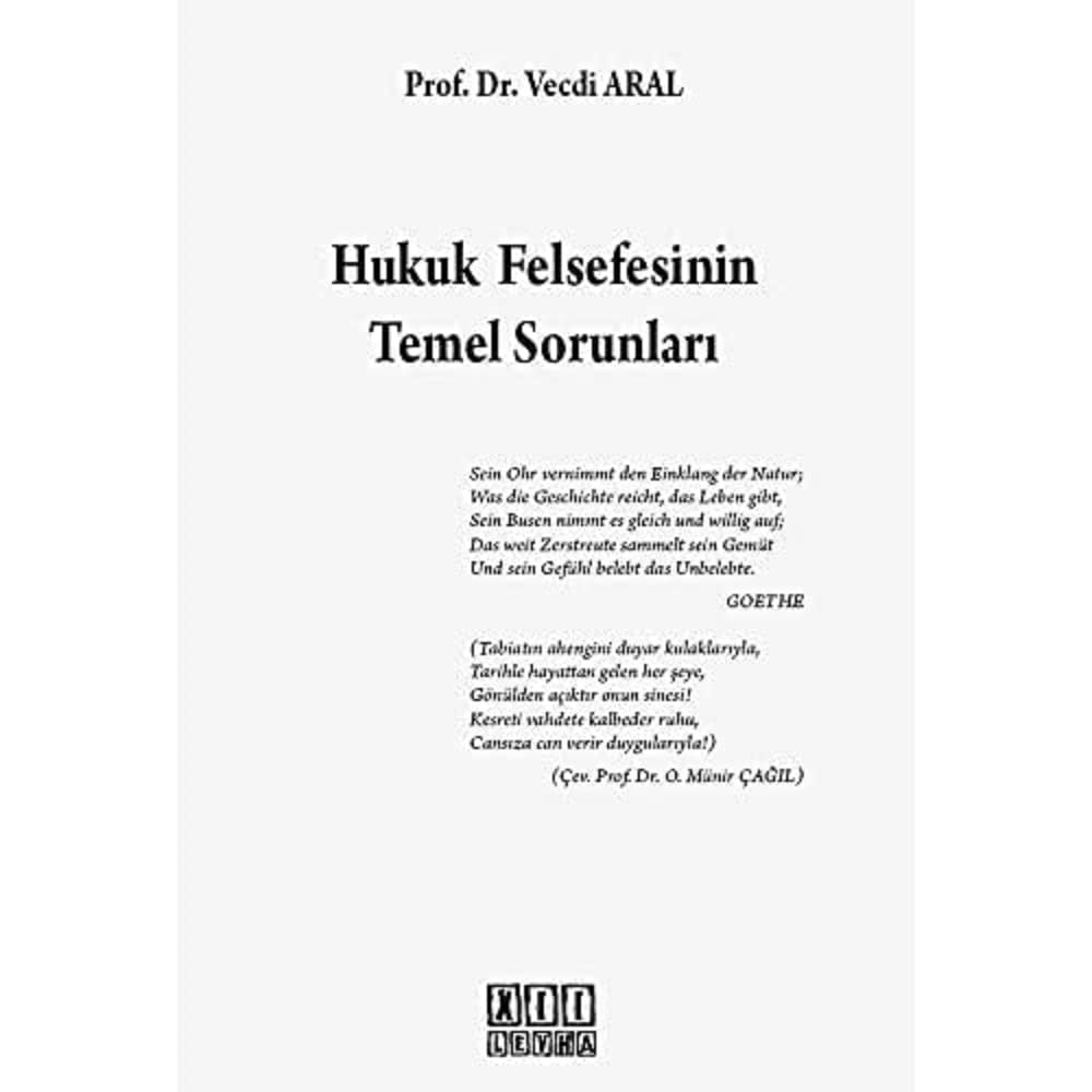Hukuk Felsefesinin Temel Sorunları