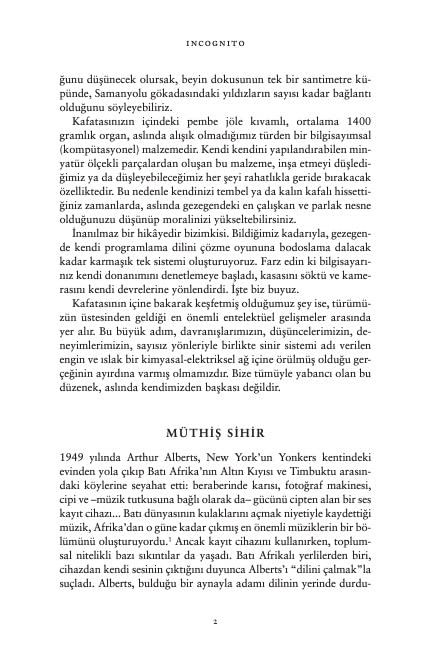 İncognito: Beynin Gizli Hayatı