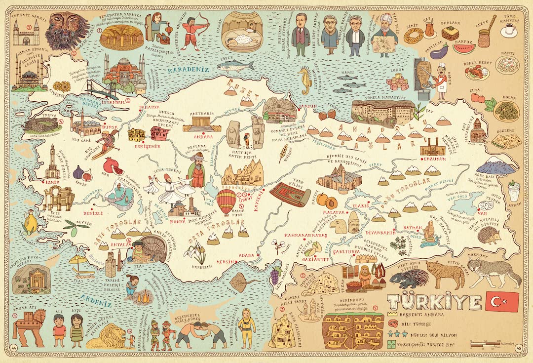 Atlas (Ciltli): Kıtalar, Denizler ve Kültürler Arası Yolculuk Rehberi