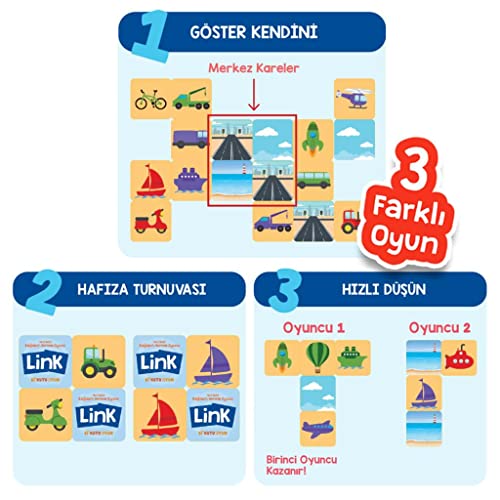 Link Bağlantı Kurma Oyunu - Araçlar ve Yollar