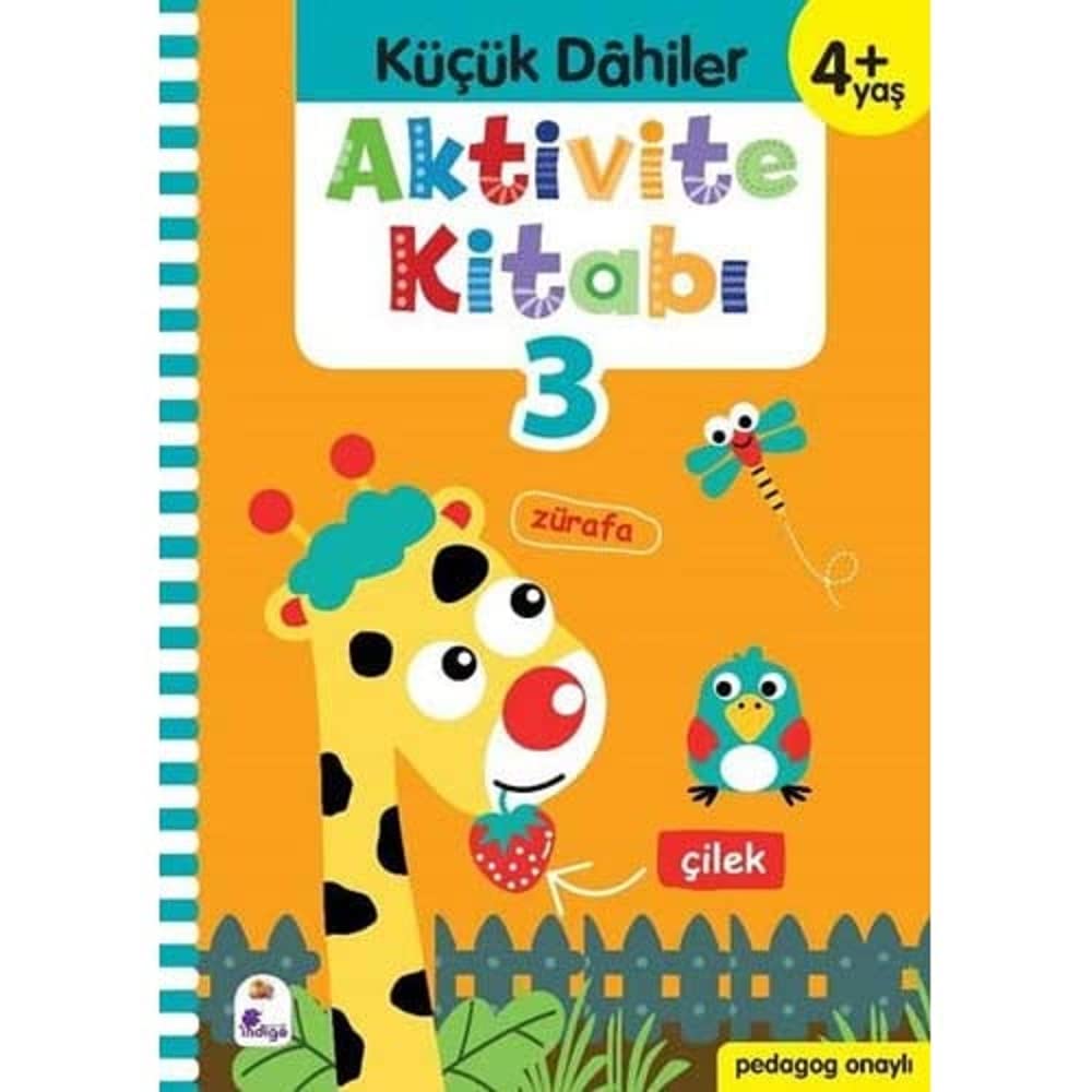 Aktivite Kitabı 3 - Küçük Dahiler 4+Yaş: Pedagog Onaylı