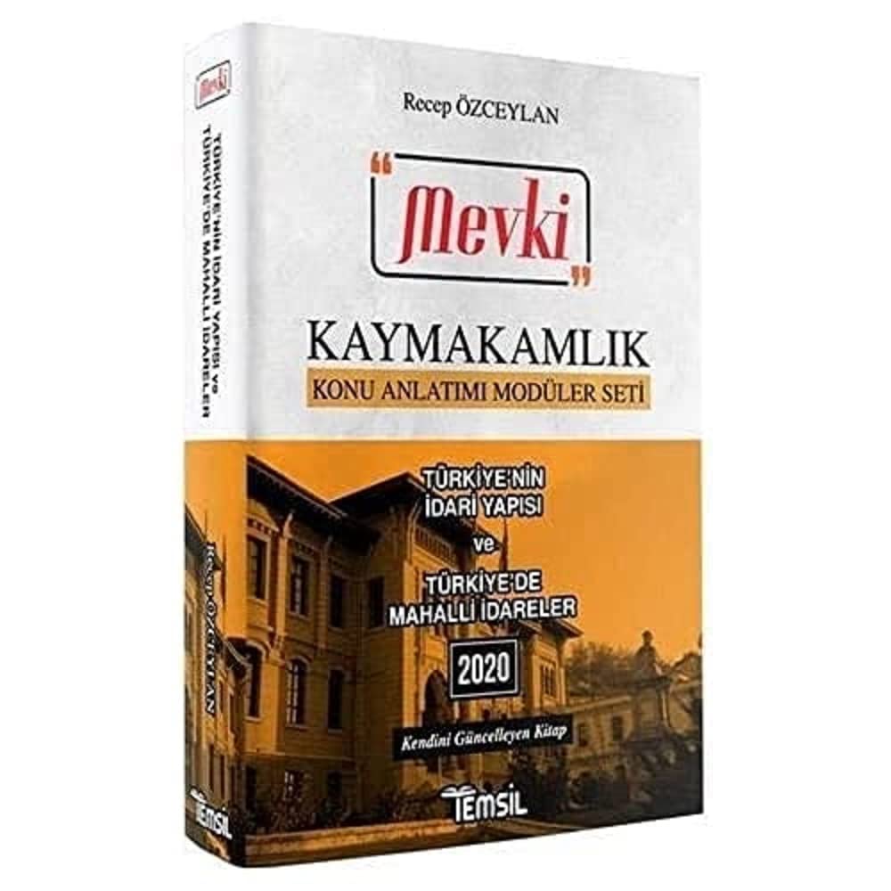 2020 Mevki - Kaymakamlık Konu Anlatımı Modüler Seti: Türkiye'nin İdari Yapısı ve Türkiye'de Mahalli İdareler
